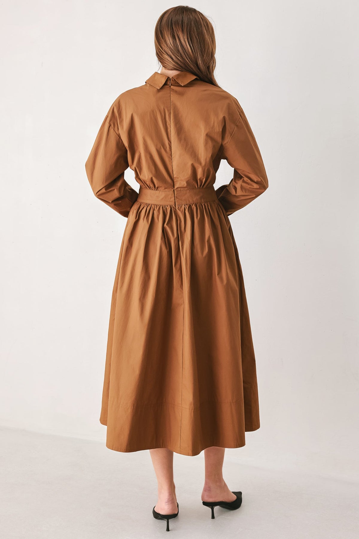 MEADOW MUSE WOVEN MIDI DRESS