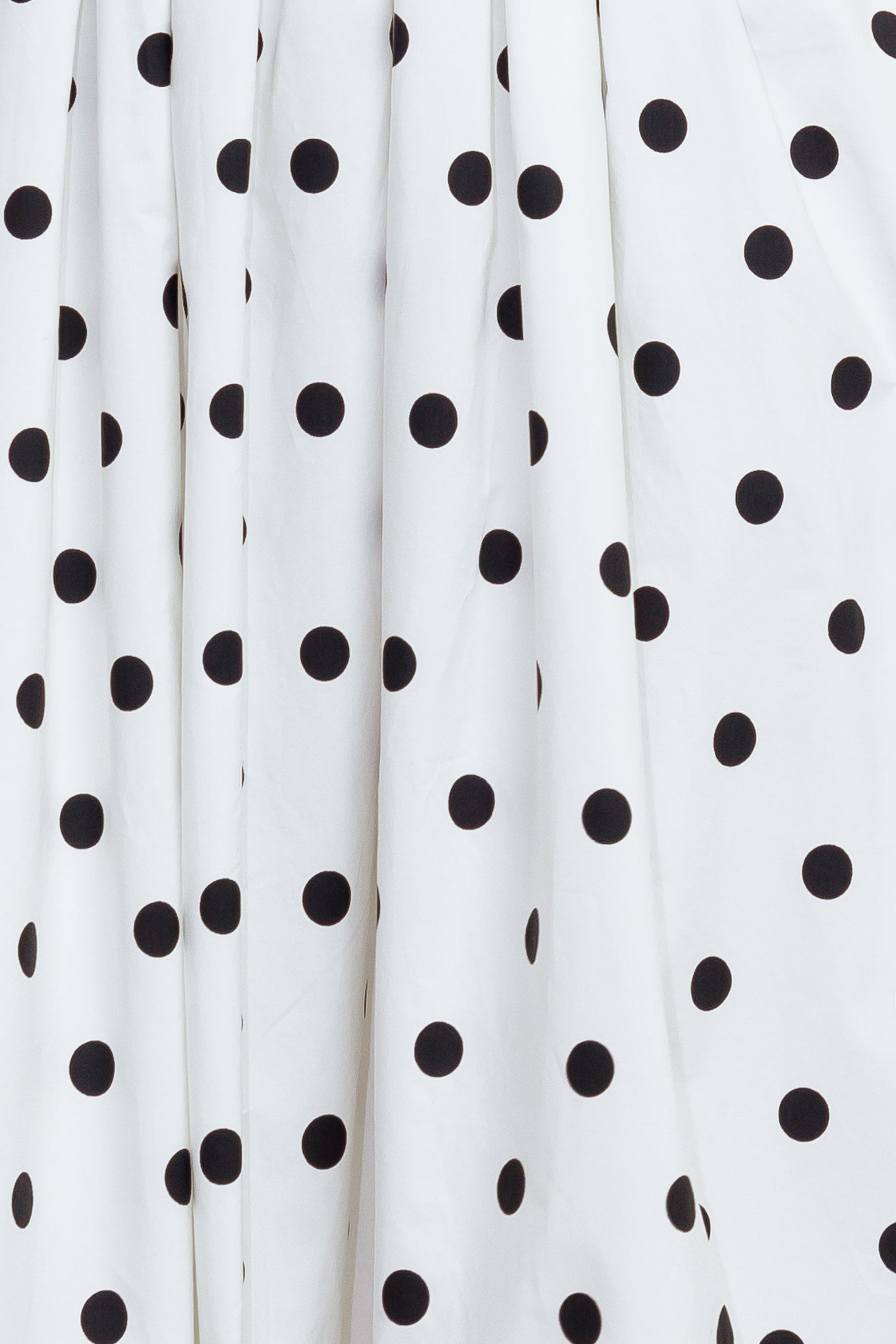MONROE DOT WHITE WOVEN MIDI DRESS
