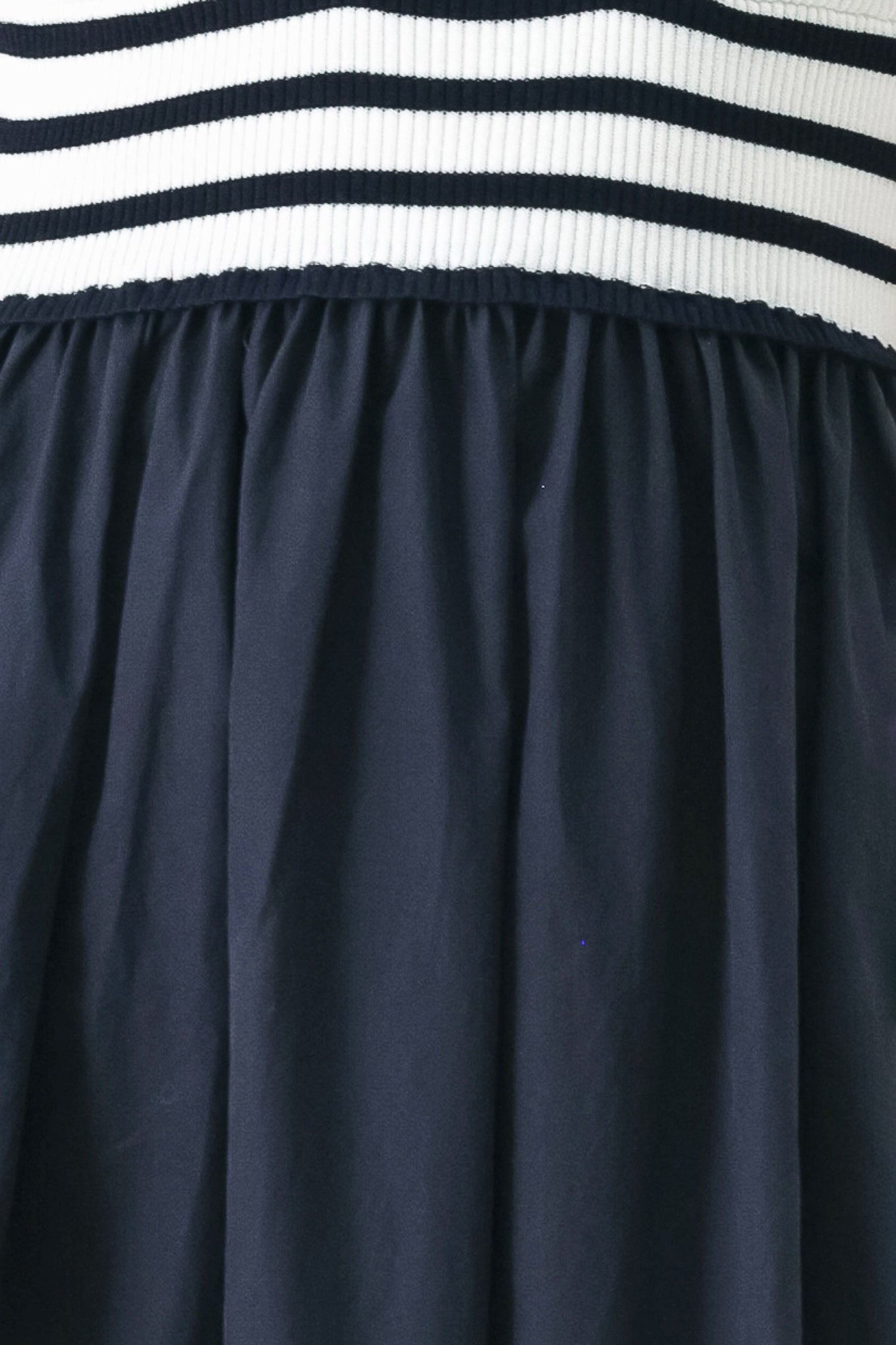 PARIS STRIPE CUTOUT MIDI DRESS