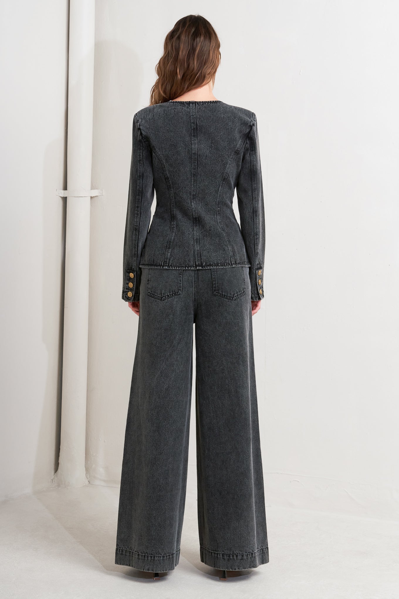 GRAPHITE MUSE DENIM JACKET