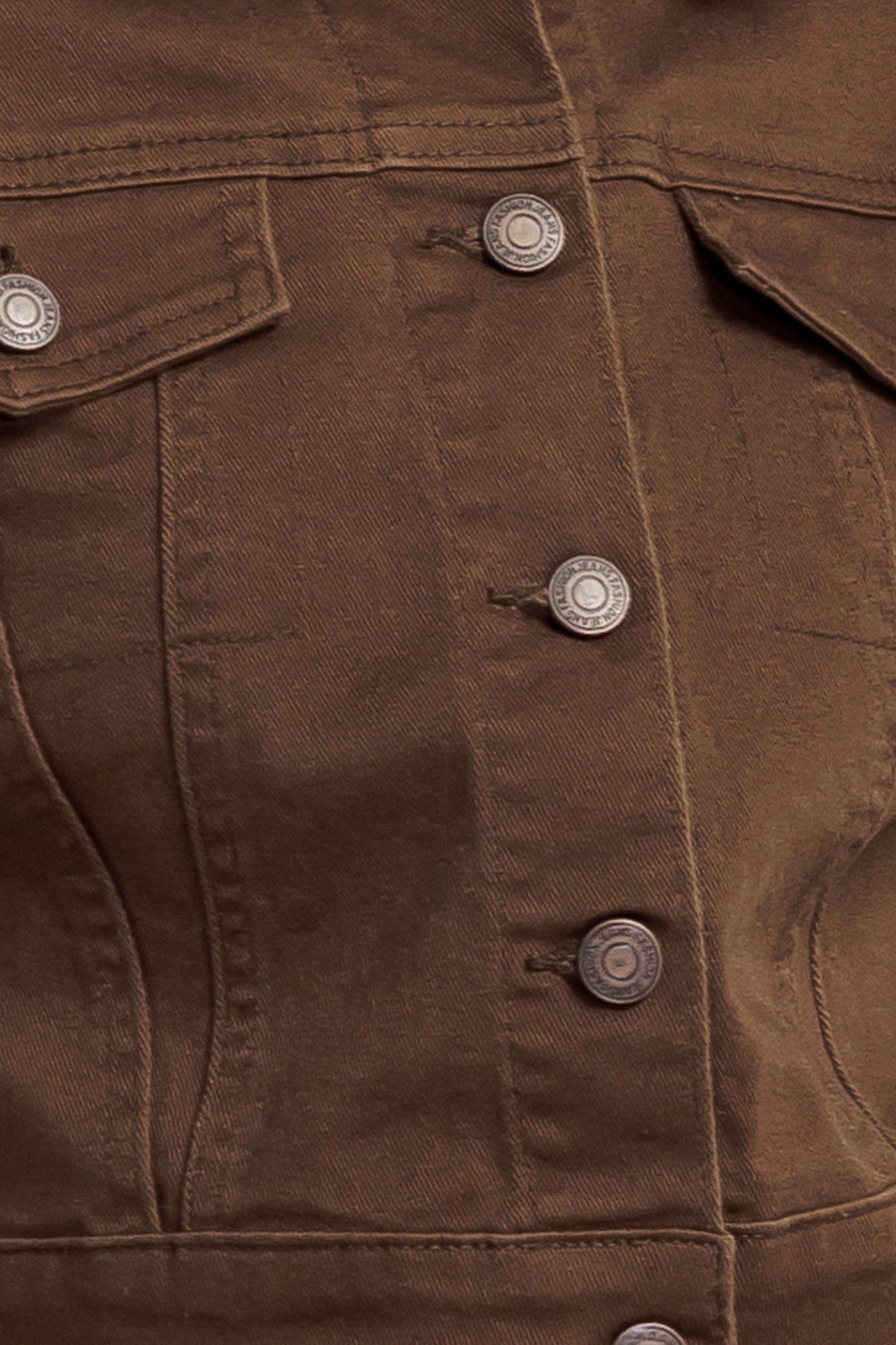 EFFORTLESS EDGE BROWN TWILL JACKET