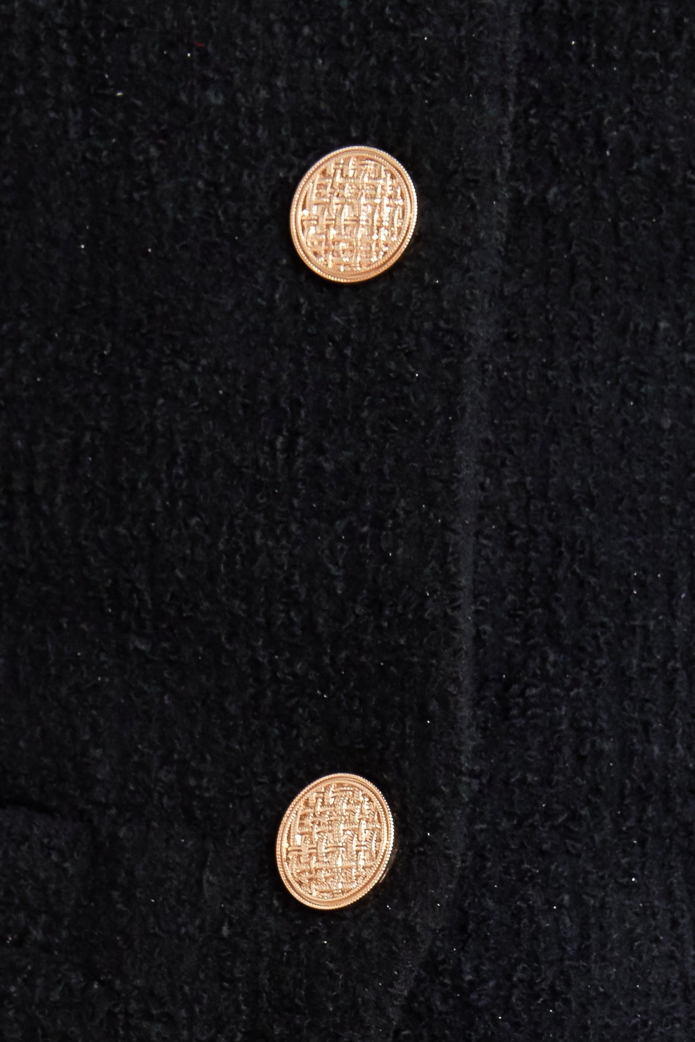 PRESTIGE VOLUME BLACK WOVEN VEST