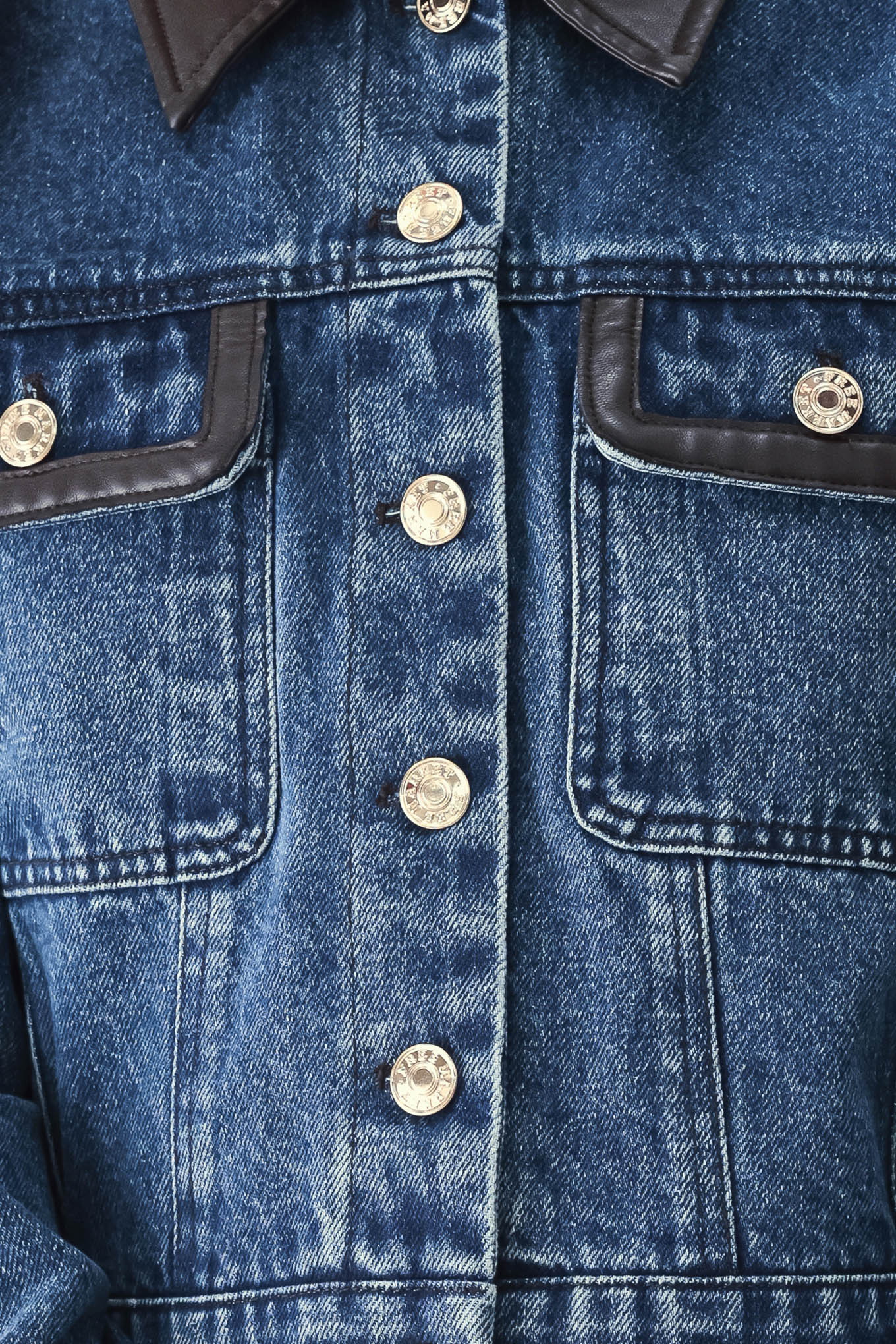 VINTAGE DENIM RENDEZVOUS DENIM CROP JACKET