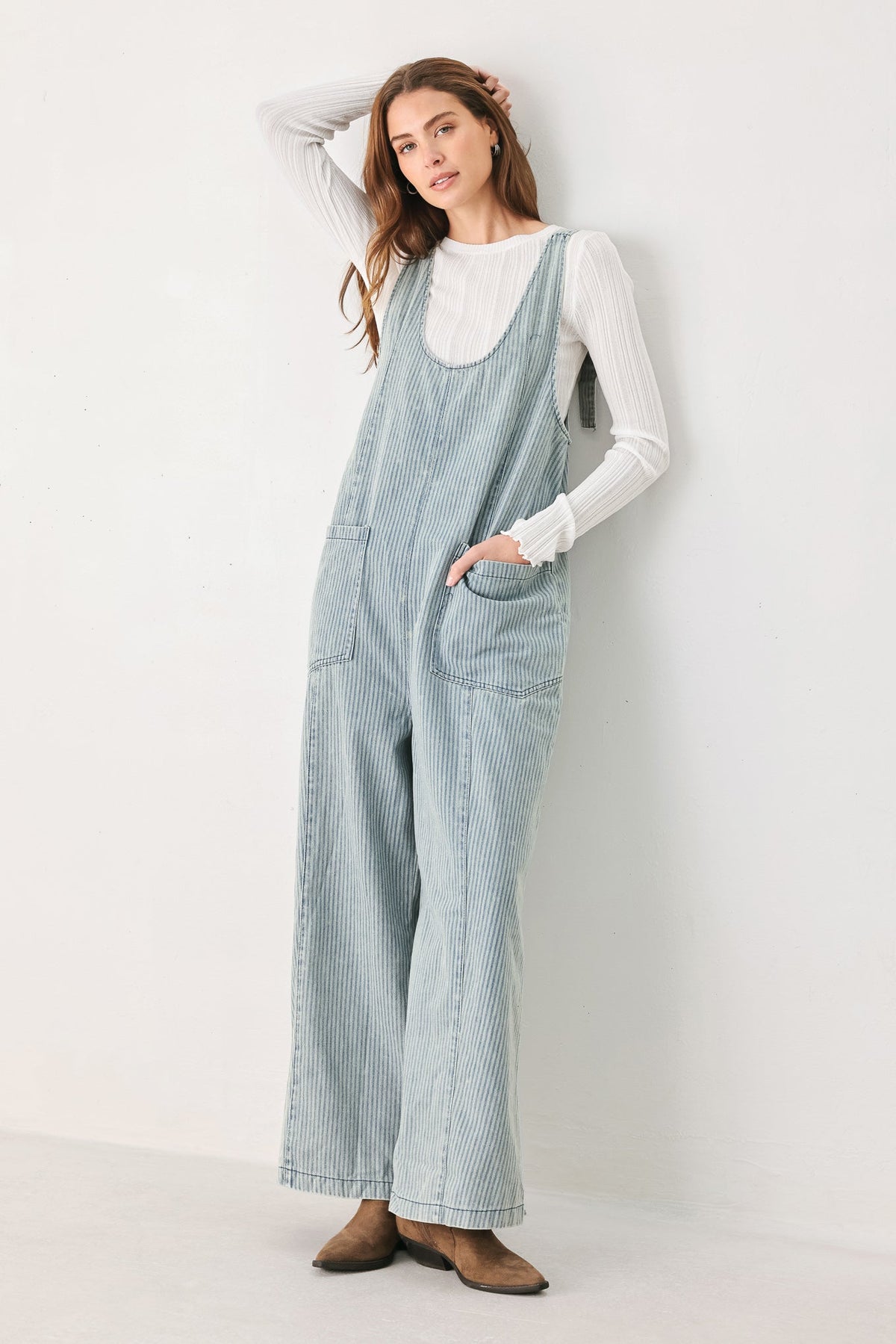 JOURNEY OF LOVE DENIM JUMPSUIT