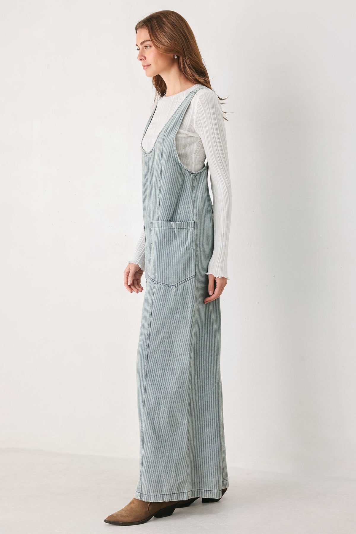 JOURNEY OF LOVE DENIM JUMPSUIT