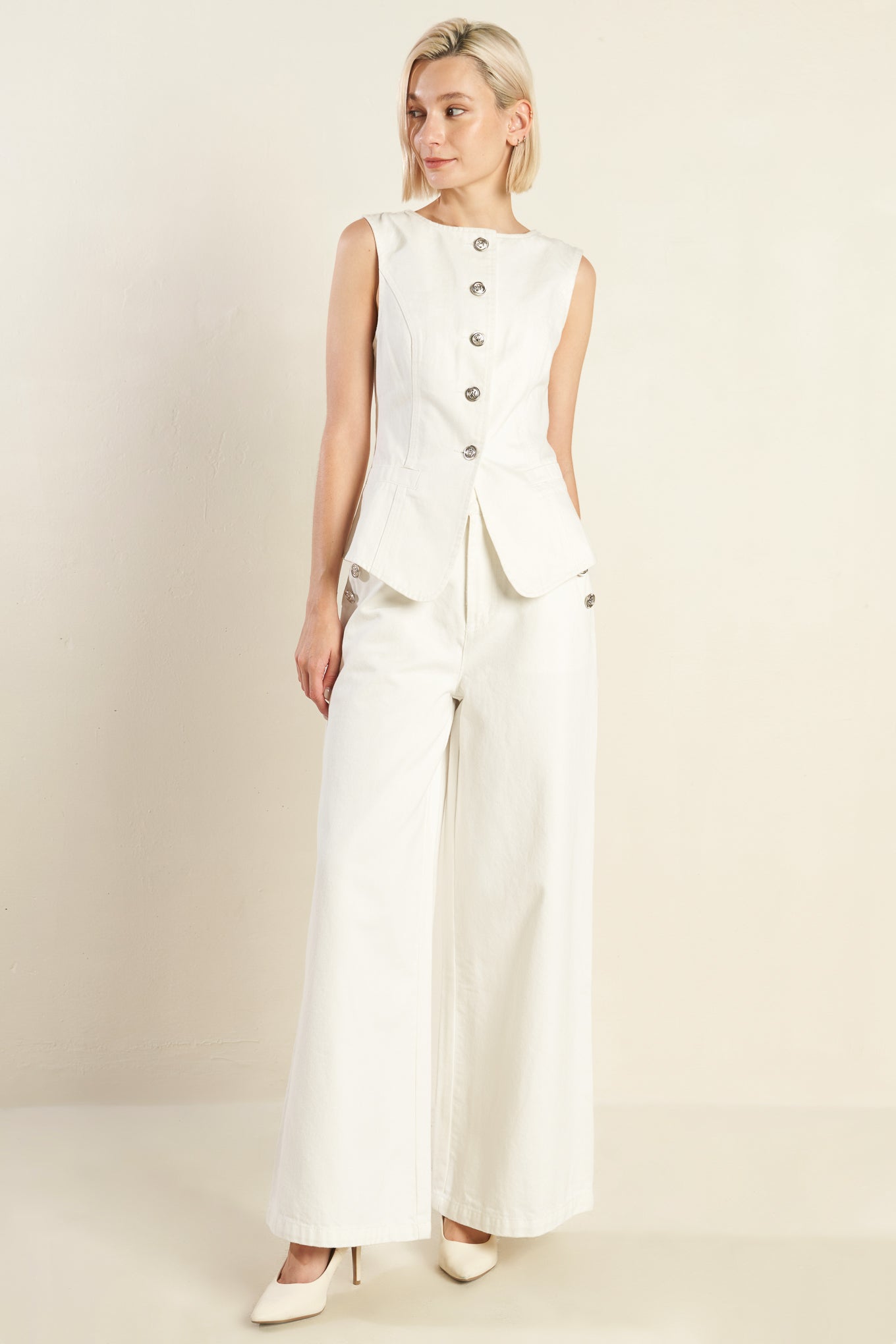 DELICATE HUE WOVEN PANTS