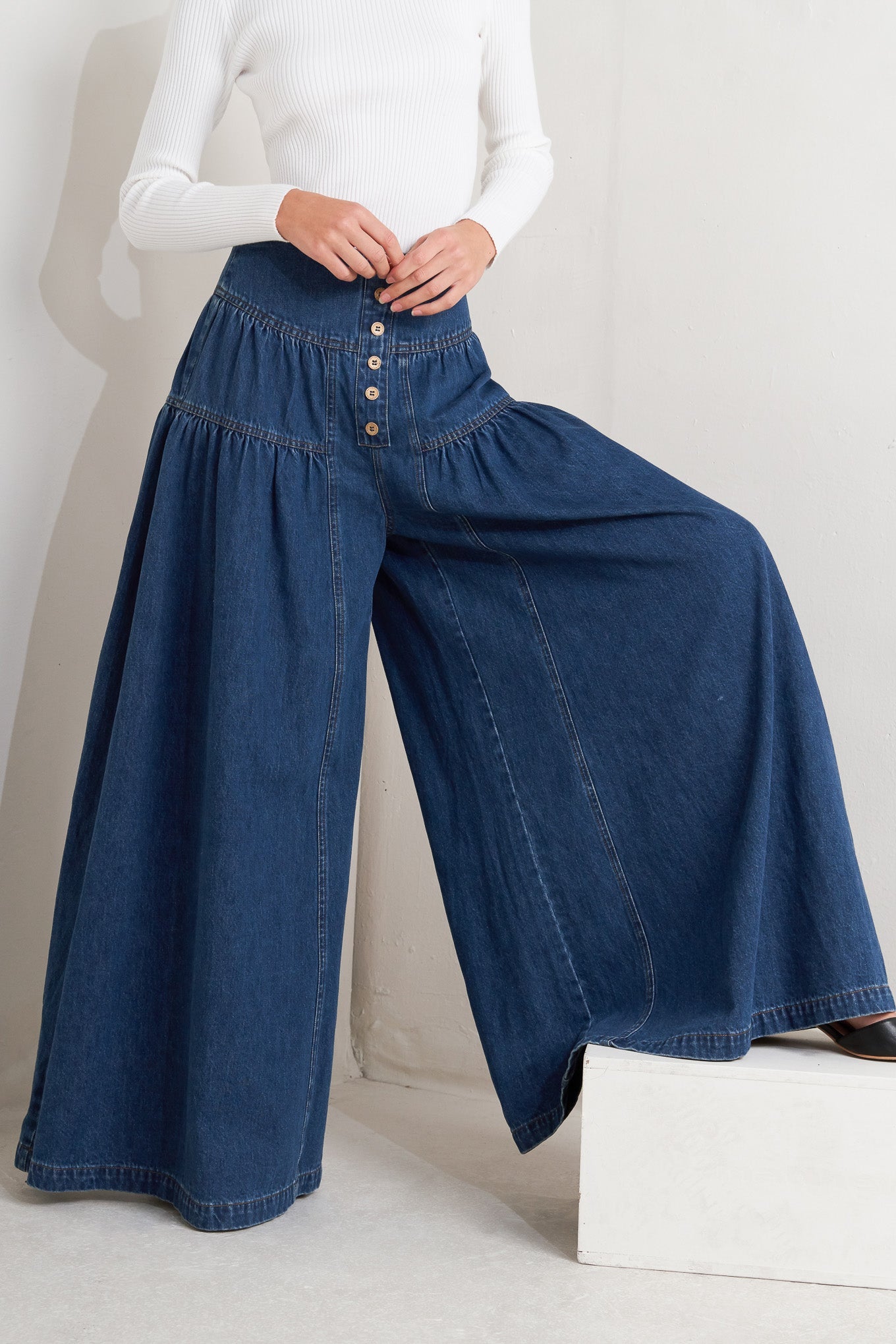 SKYLINE SWAY INDIGO DENIM PANTS