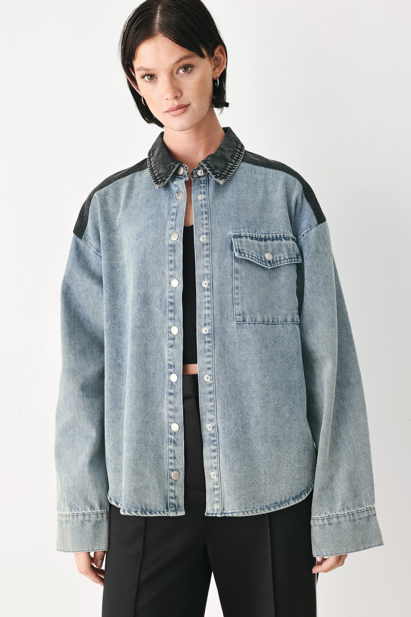 MY LOVE FOR YOU DENIM SHIRT