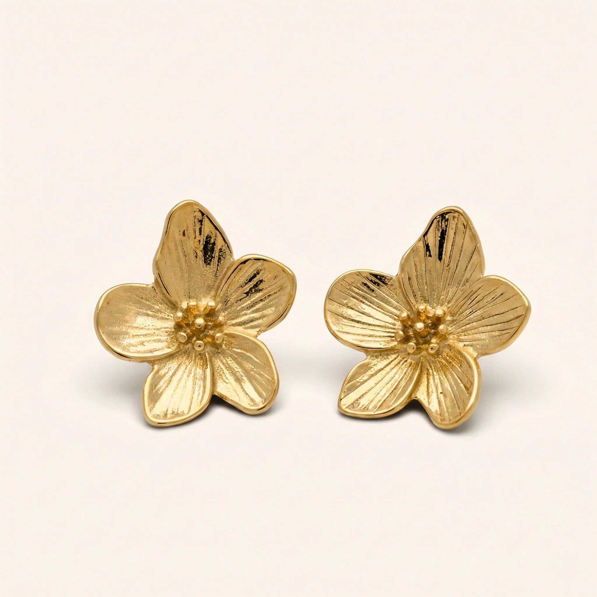 Gilded Petal Earrings