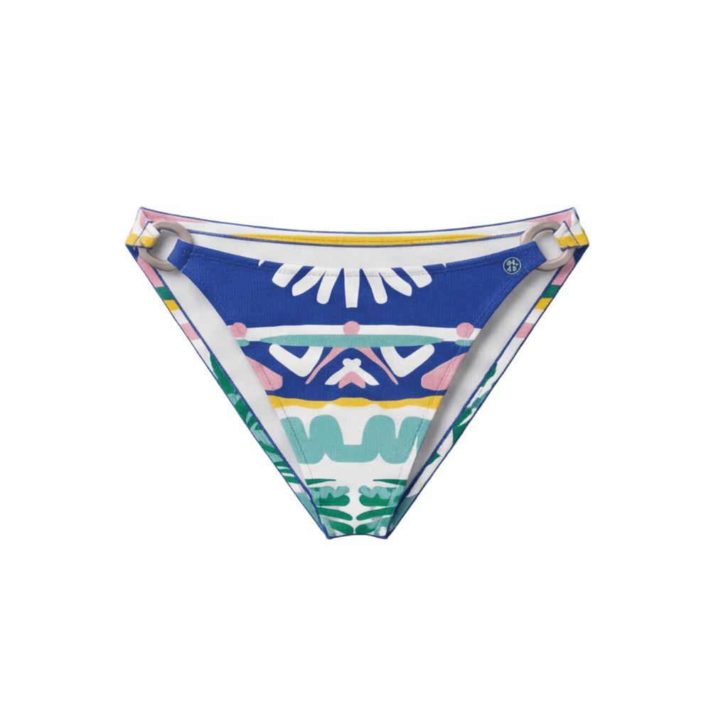 Halter Bikini Blue Palm Classic Brief