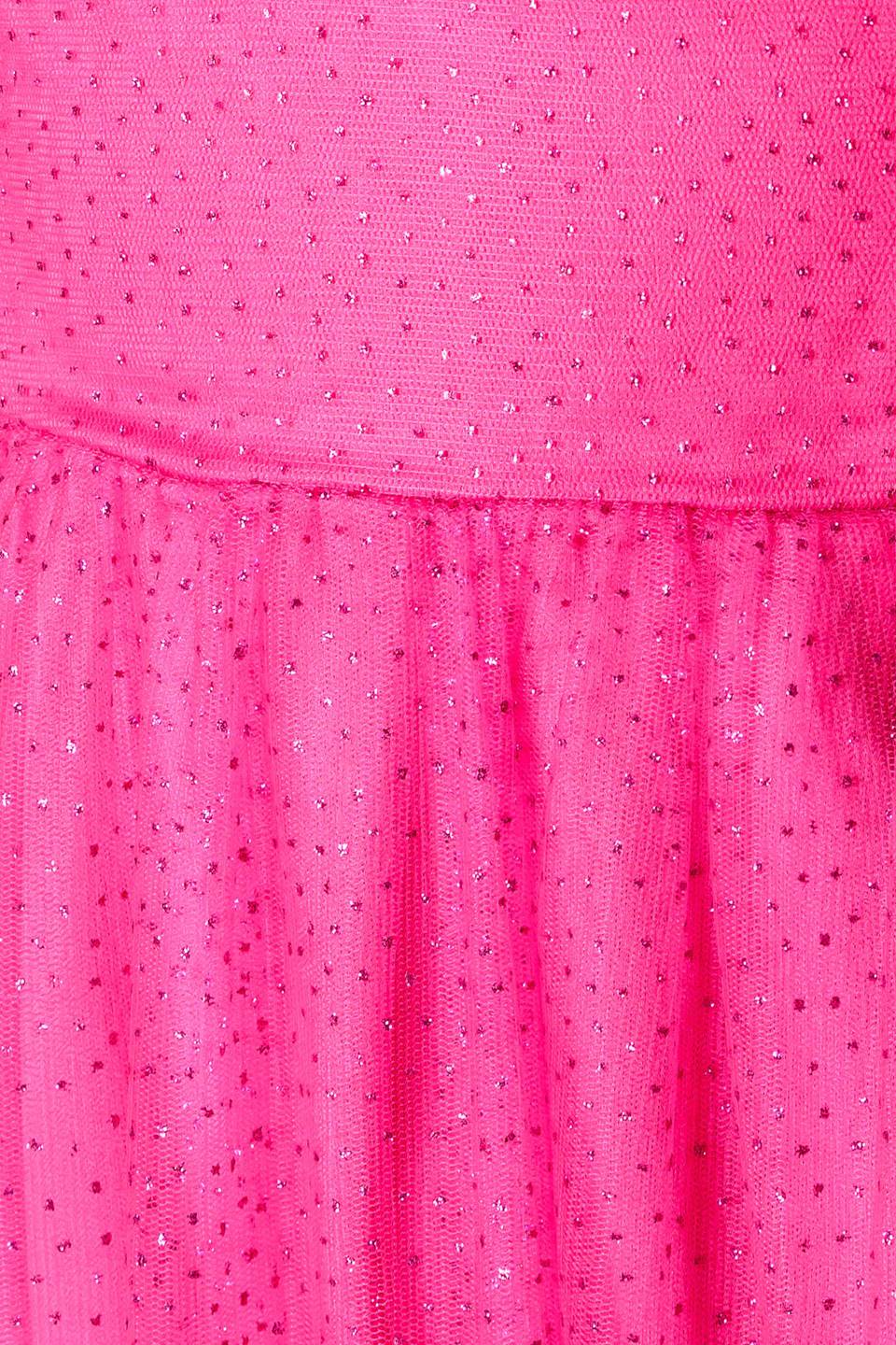 SOME FRESH AIR FUCHSIA TULLE MIDI DRESS