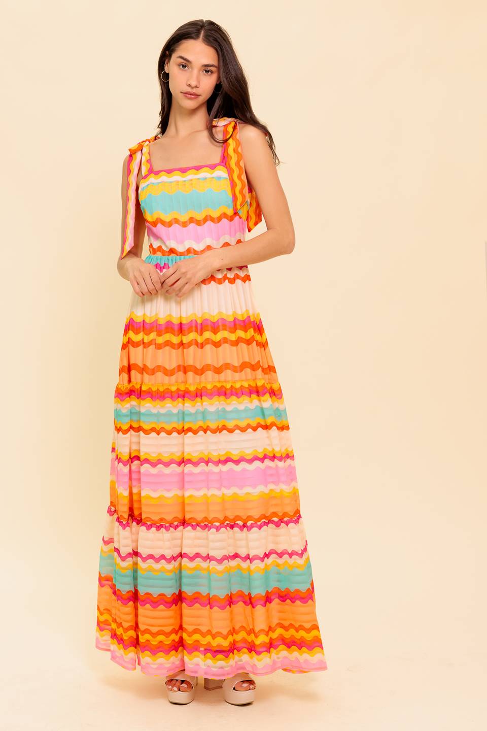 IN THE SPOTLIGHT WOVEN MAXI DRESS
