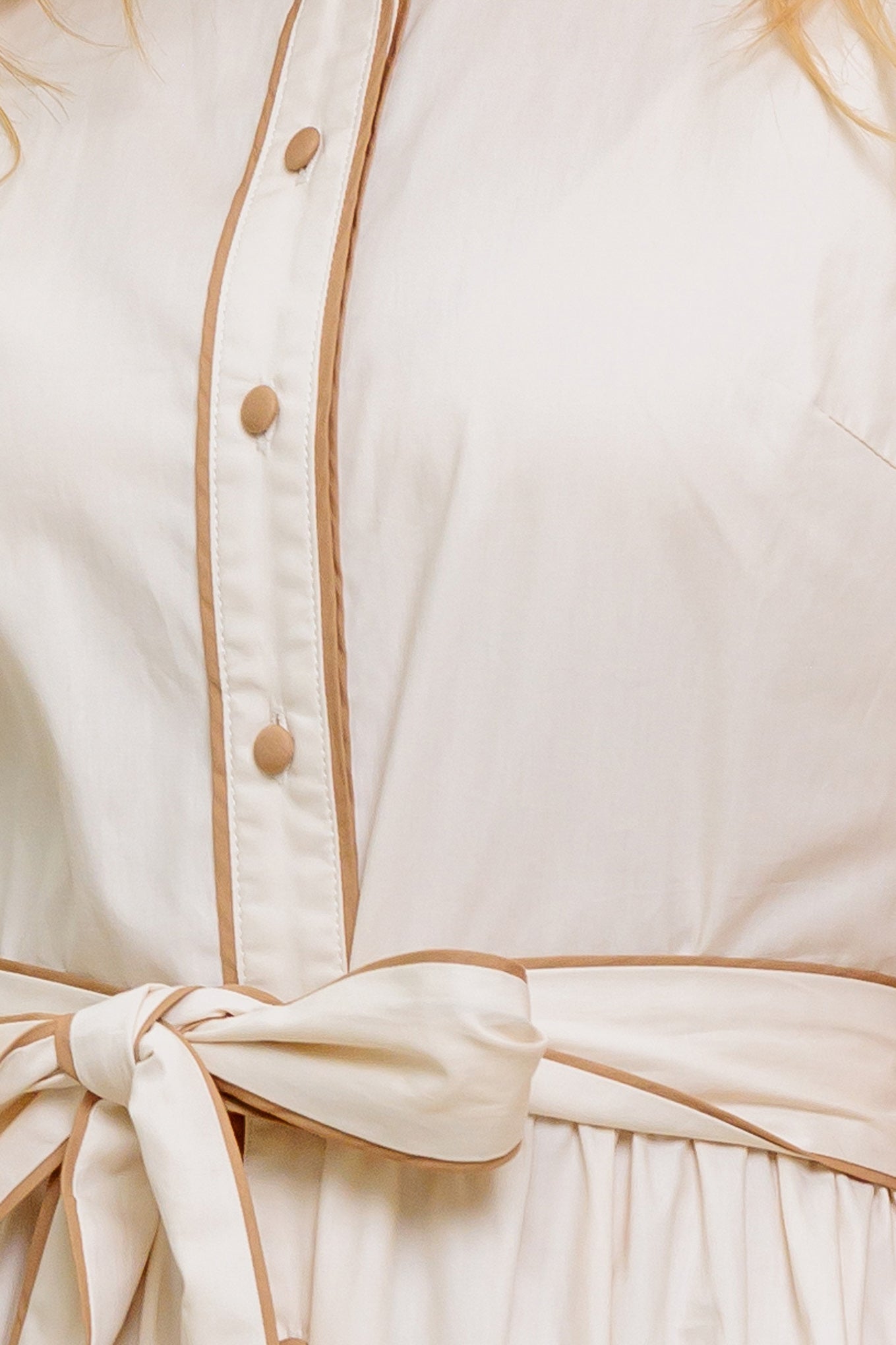 LOVELY BOUQUET COLOR BLOCKED MIDI DRESS