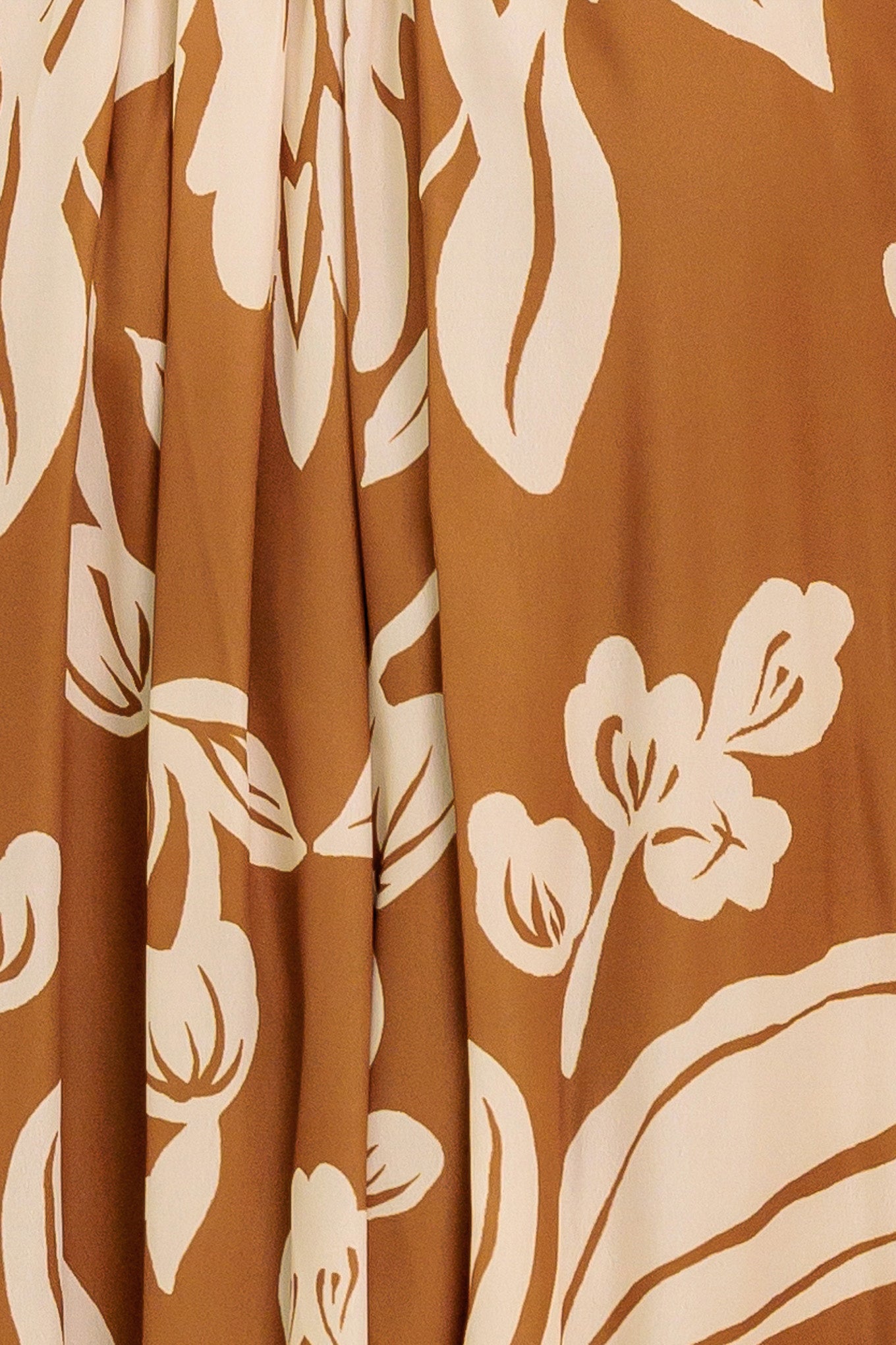 HAVANA HALO BROWN WOVEN ANKLE DRESS