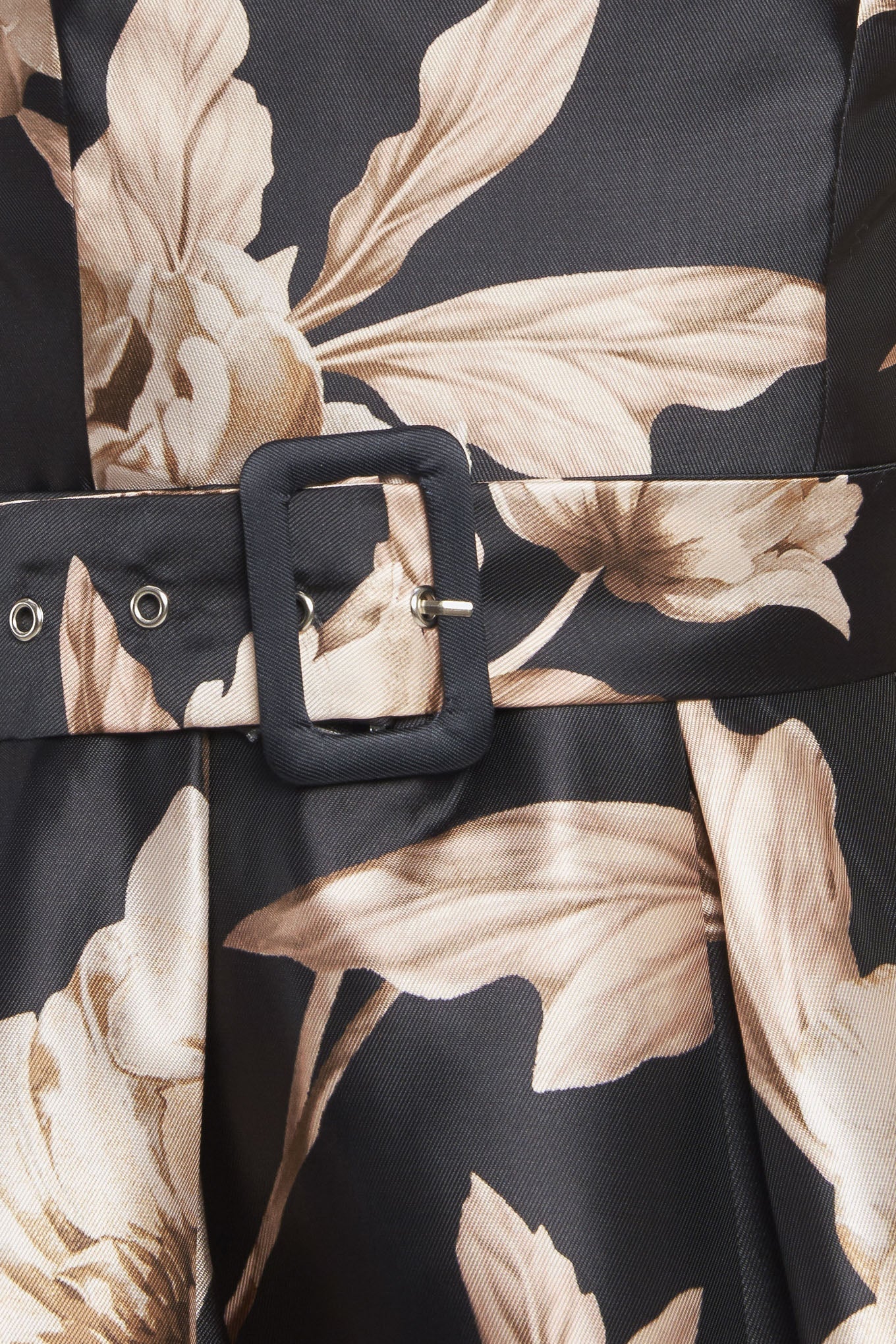 MOONLIGHT BLOSSOM WOVEN MIDI DRESS