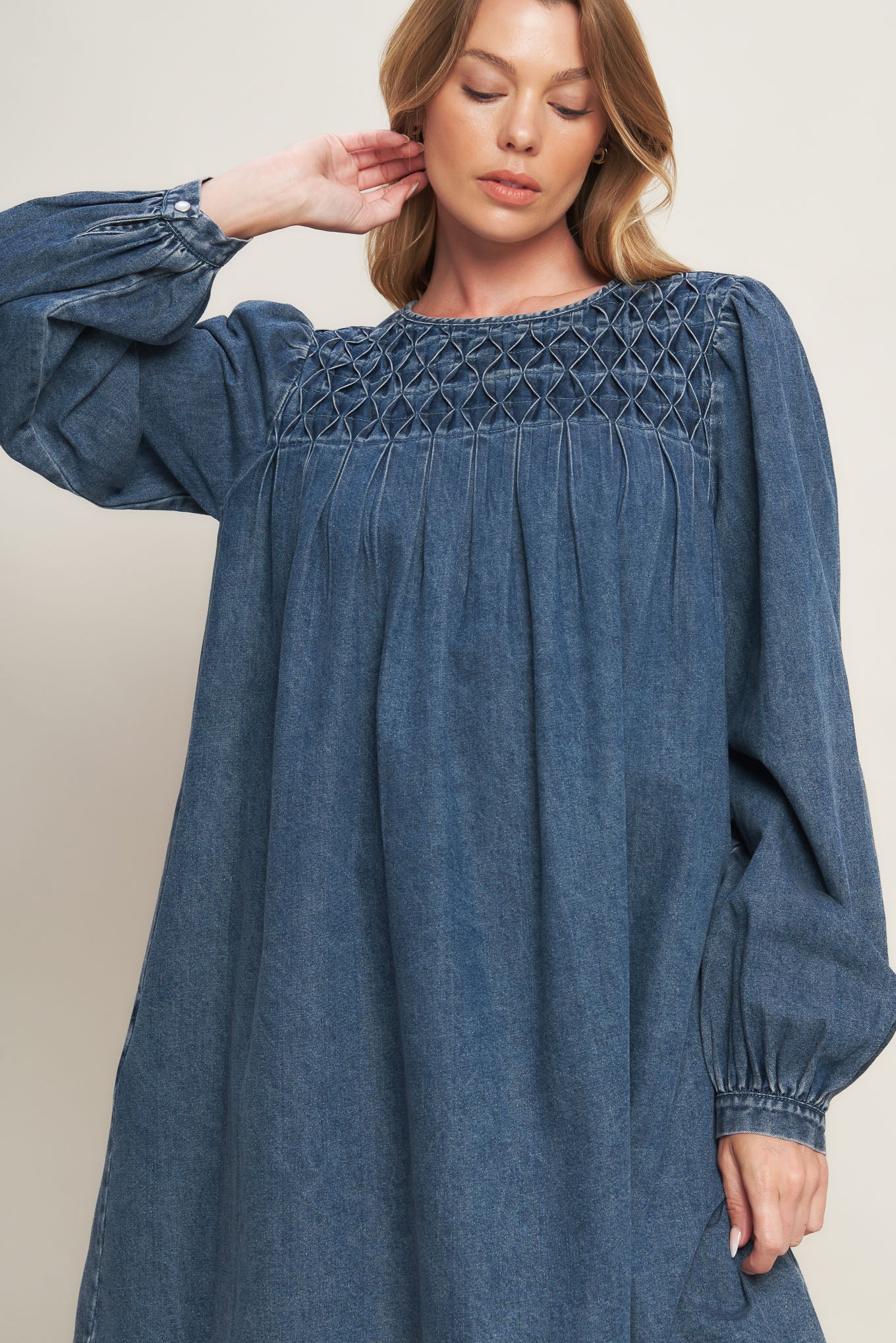 WEEKEND DENIM ICON MINI DRESS