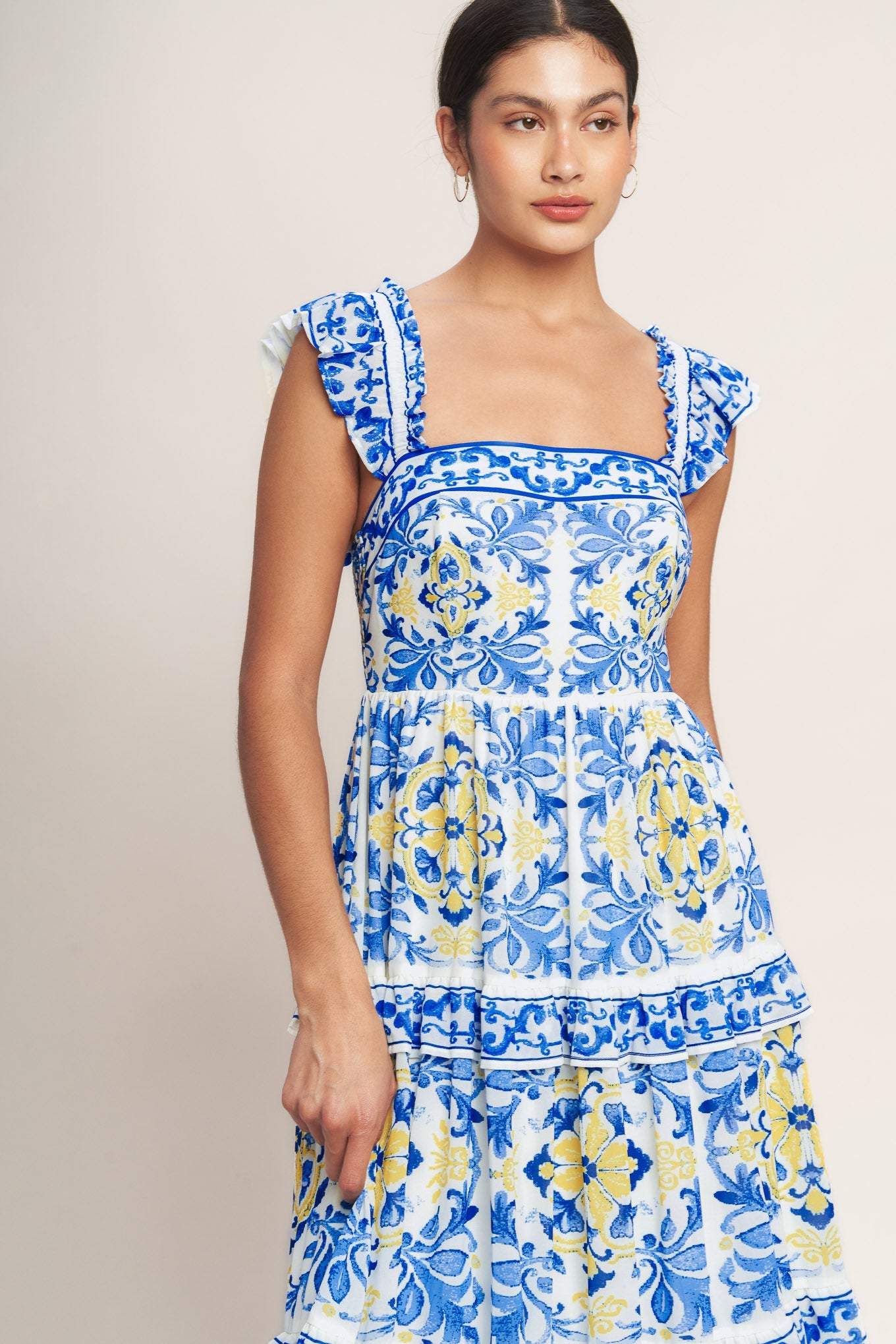 SALTY AIR SWEETHEART WOVEN MAXI DRESS