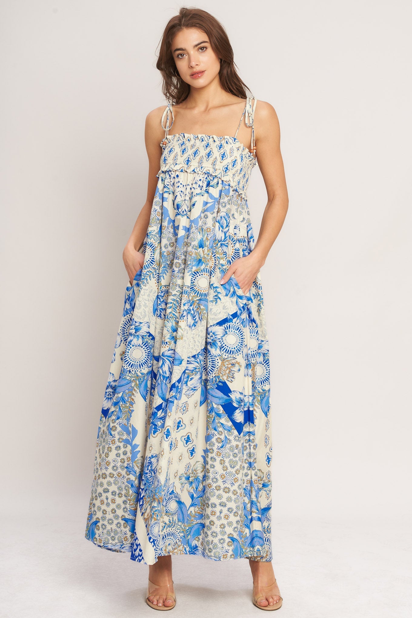 COASTAL DREAM WOVEN MAXI DRESS