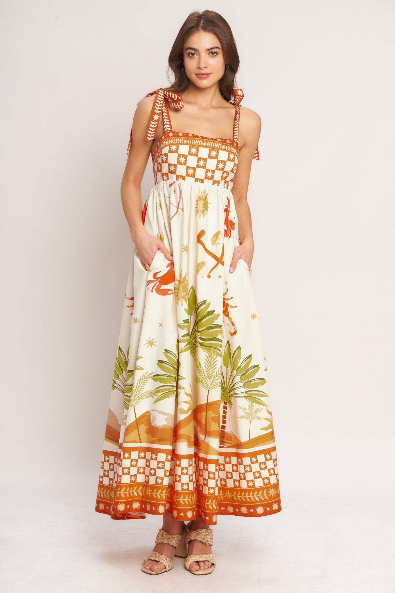 PALM COAST DREAM WOVEN MAXI DRESS