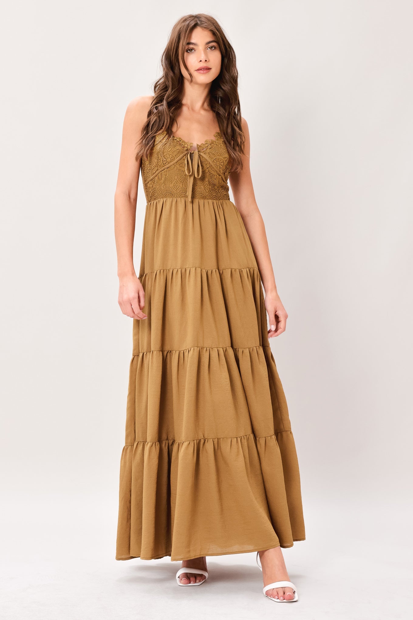 NOMAD BLOOM WOVEN MAXI DRESS