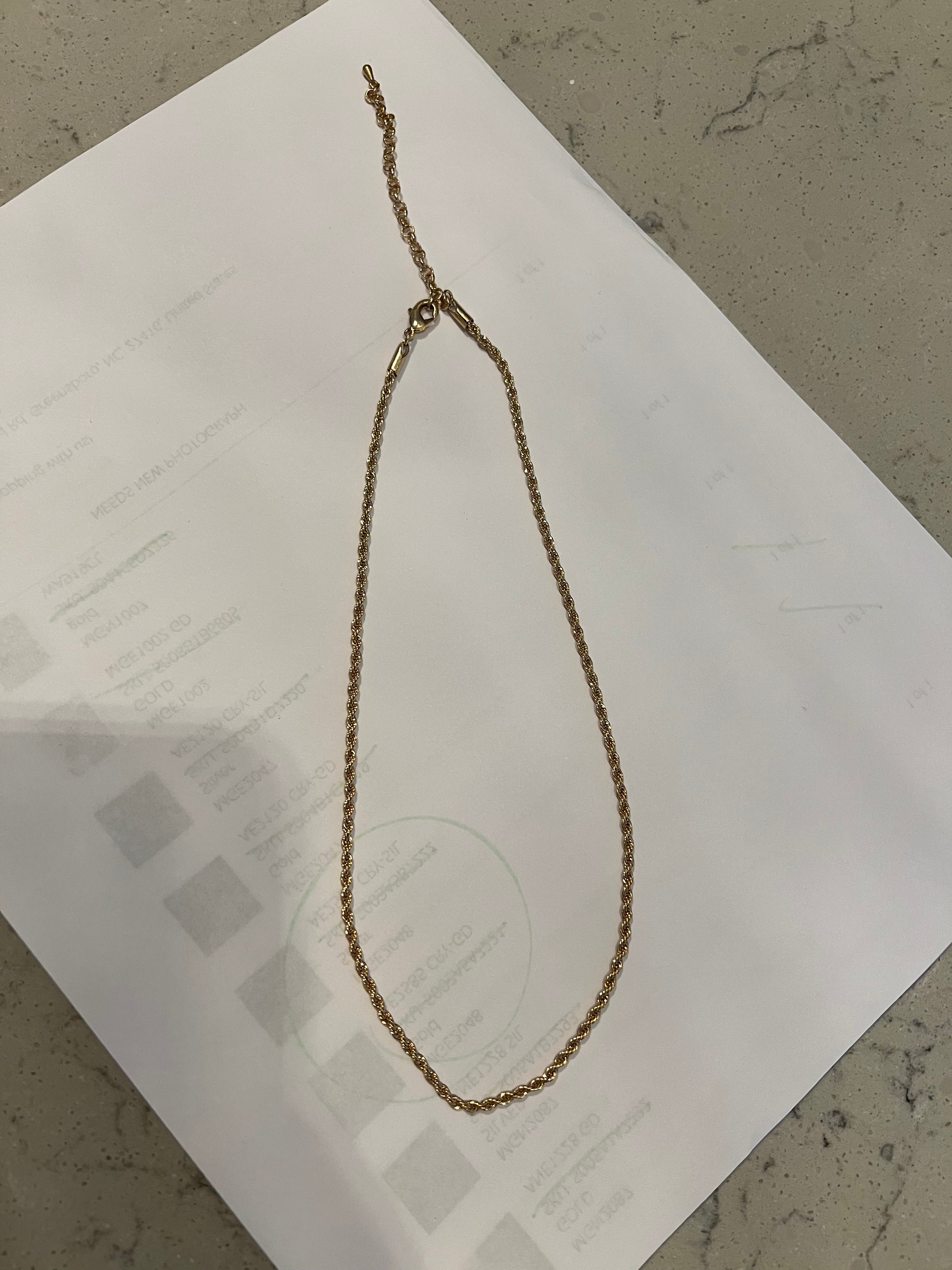 Enduring Rope Chain Necklace