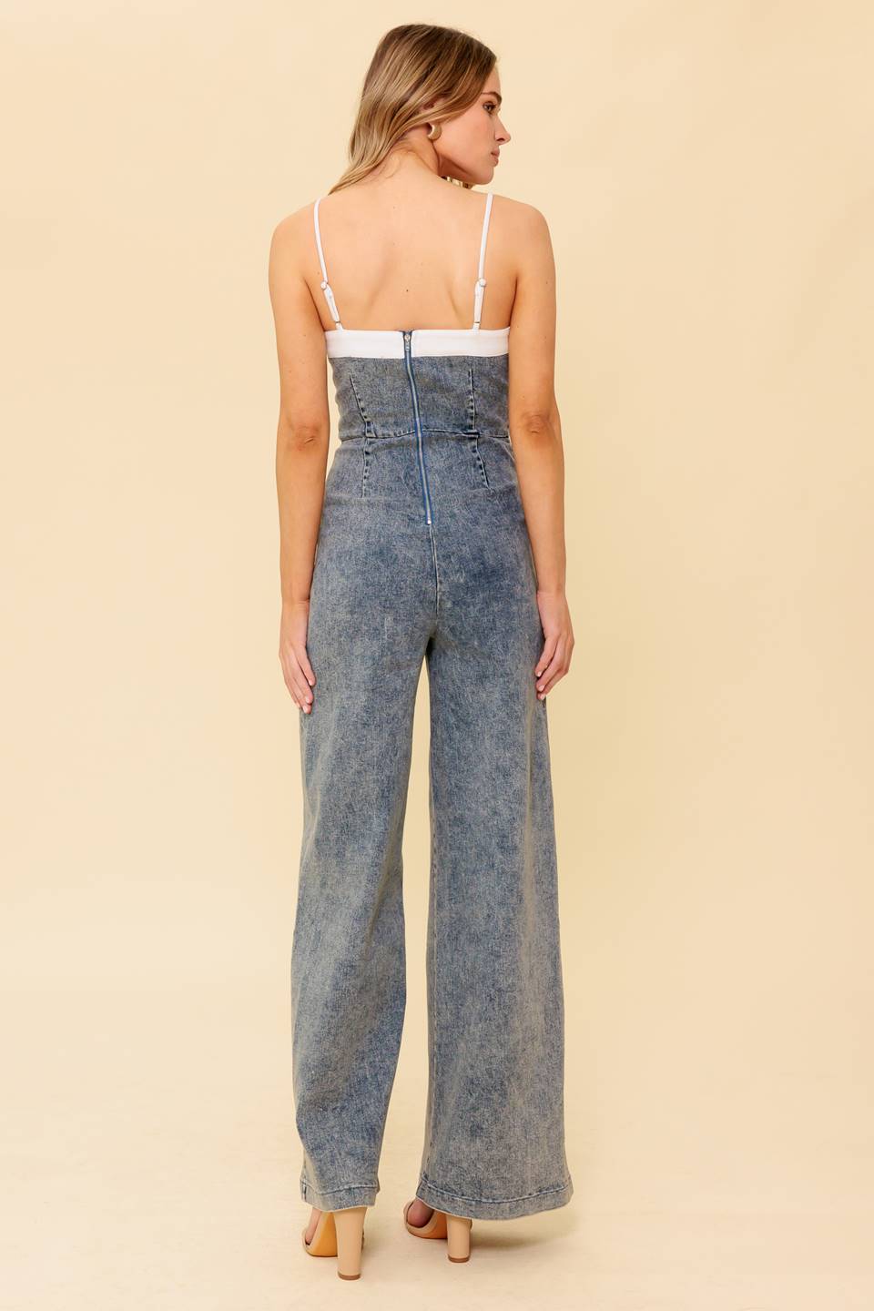 BEAUTIFUL AS YOU DENIM JUMPSUIT