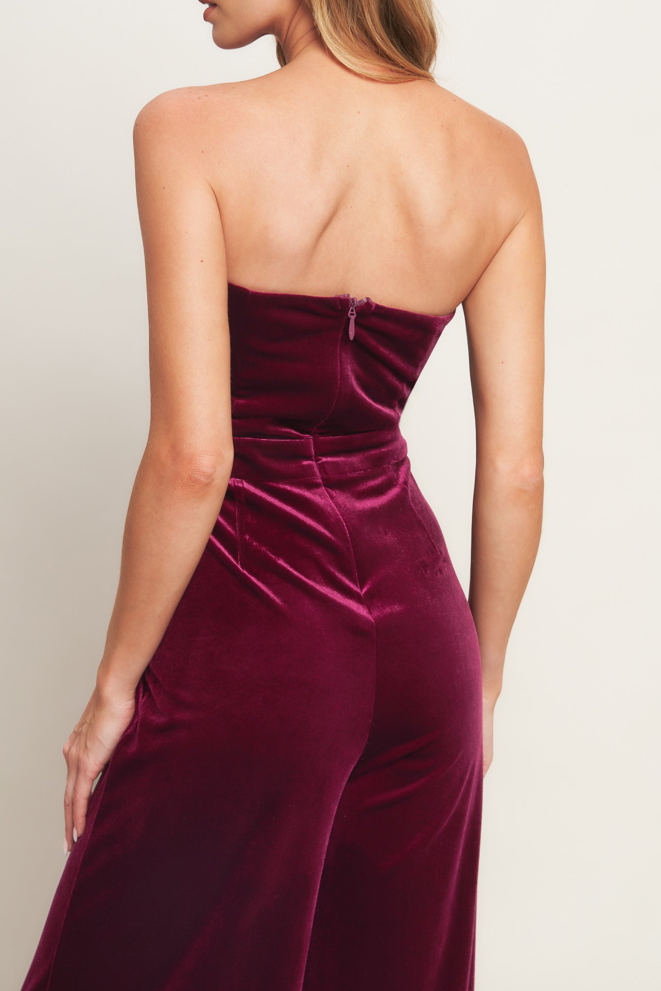 NIGHT QUEEN VELVET JUMPSUIT