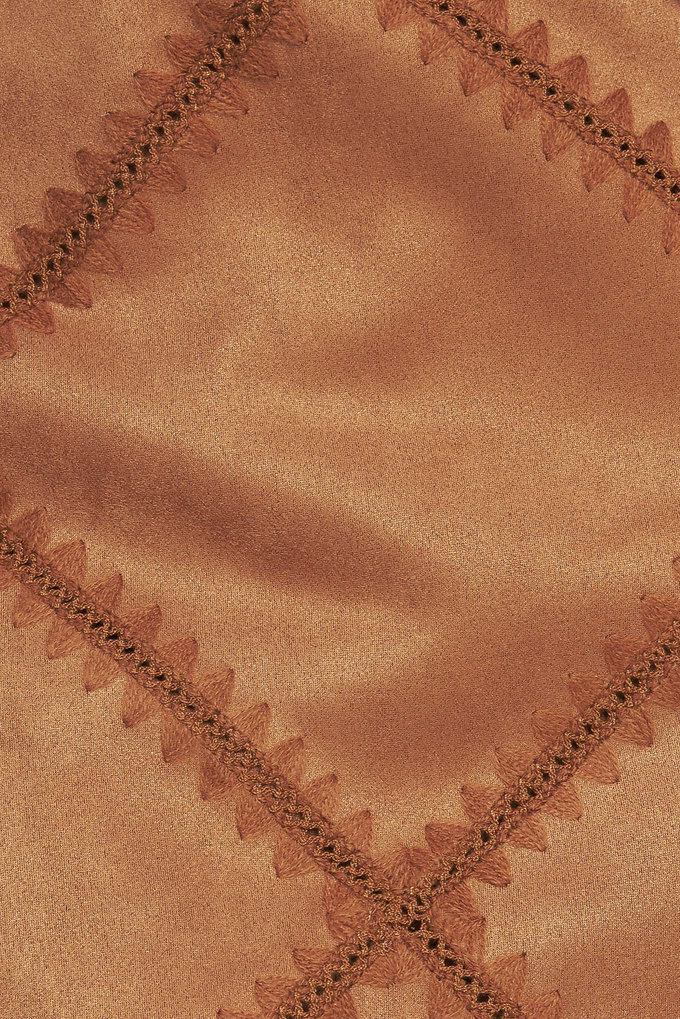 TERRA PATCH FAUX SUEDE SKORT