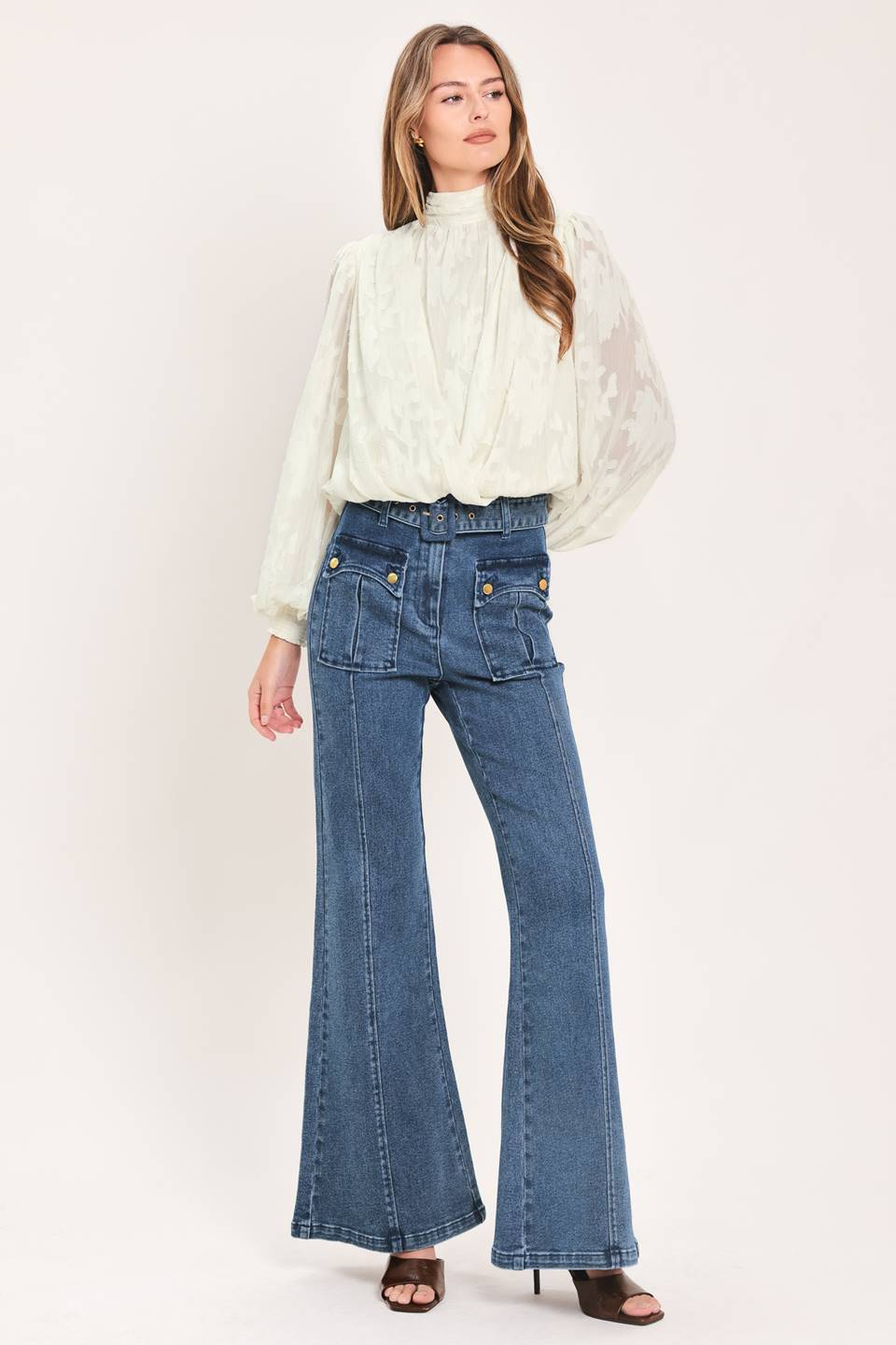 BLUE HORIZON HEIRESS DENIM PANTS