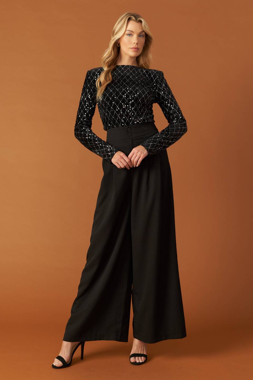 RUNNING OUT OF TIME SEQUIN BODYSUIT