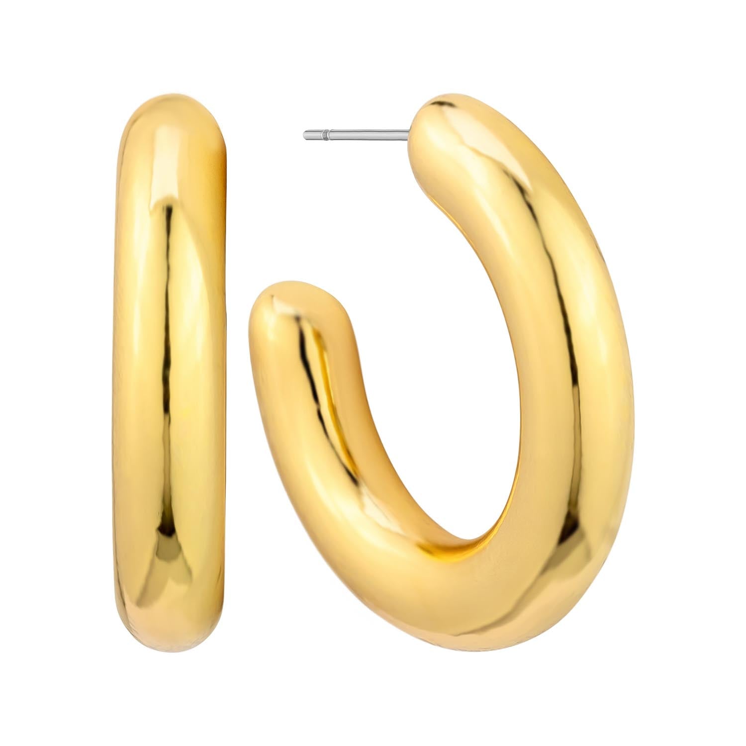 Betty Lightweight Hollow Hoop Earrings