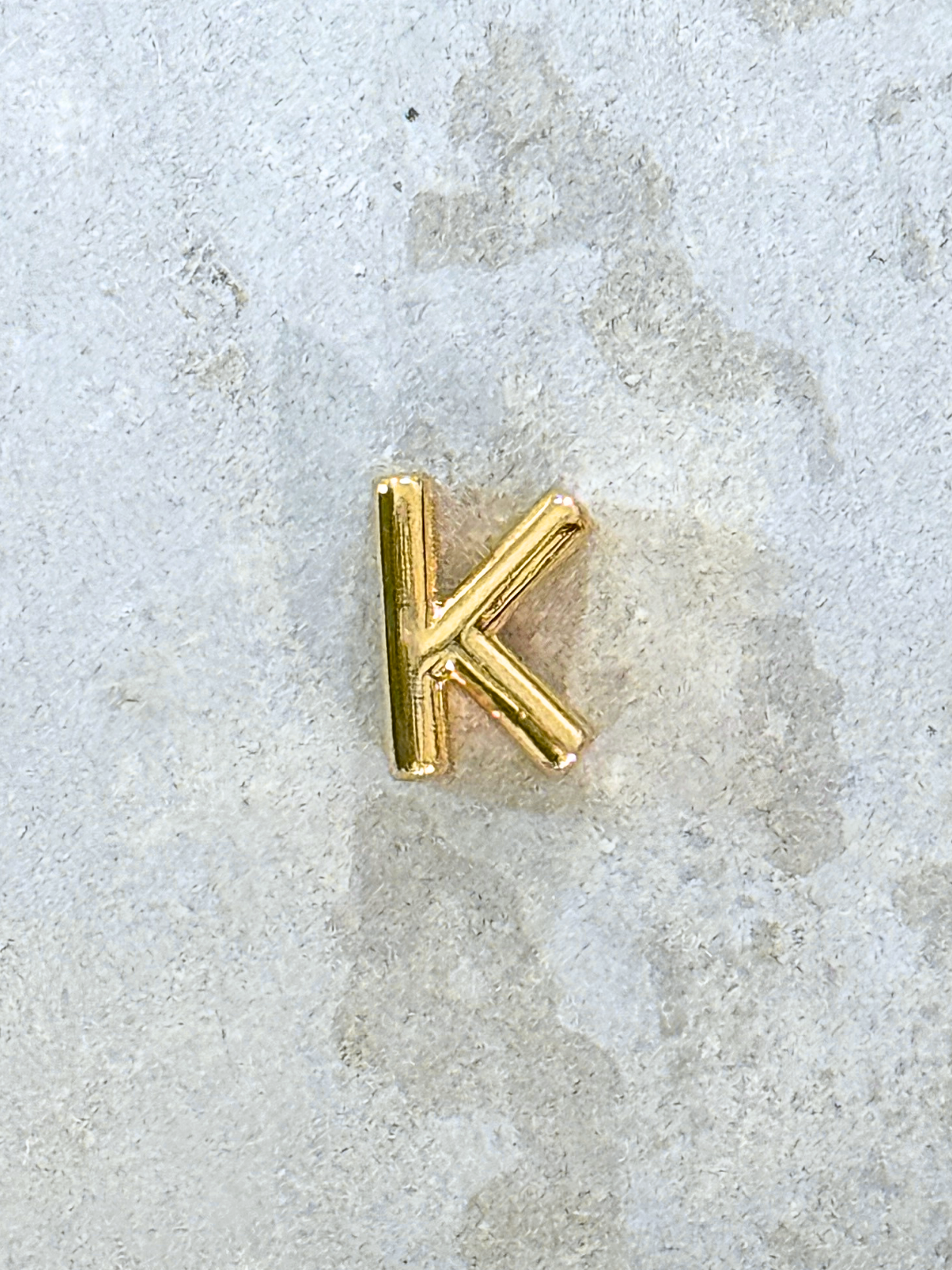 Elegance Gold Initial Threader Charm