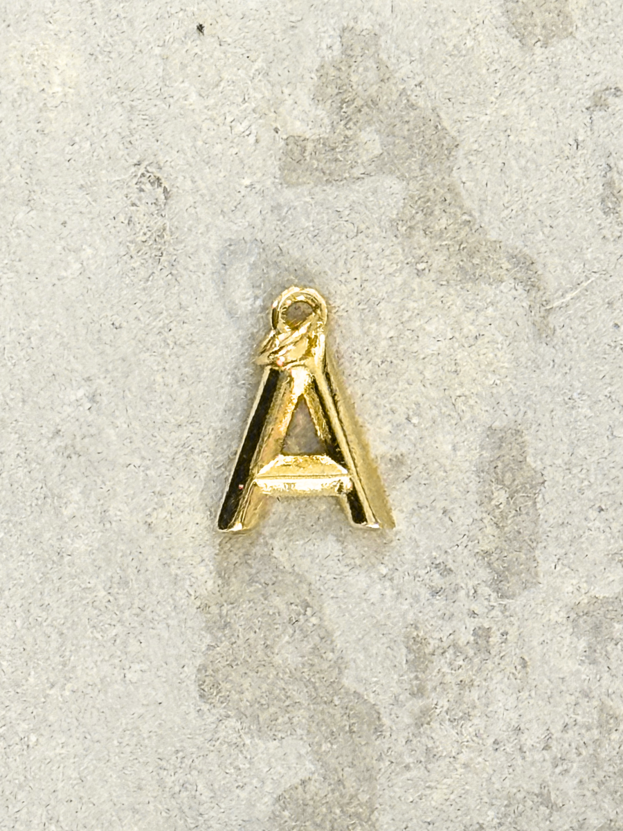 Classic Gold Initial Charm