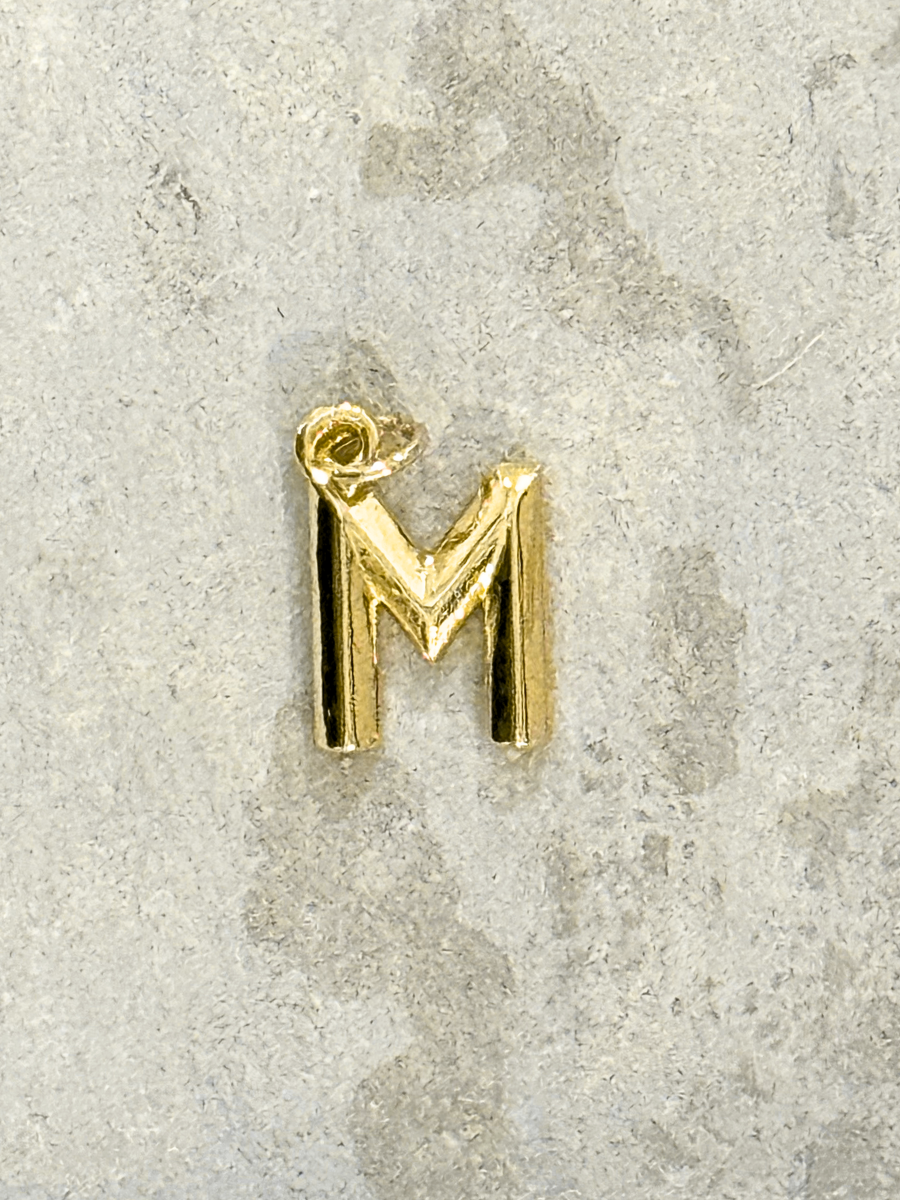 Classic Gold Initial Charm