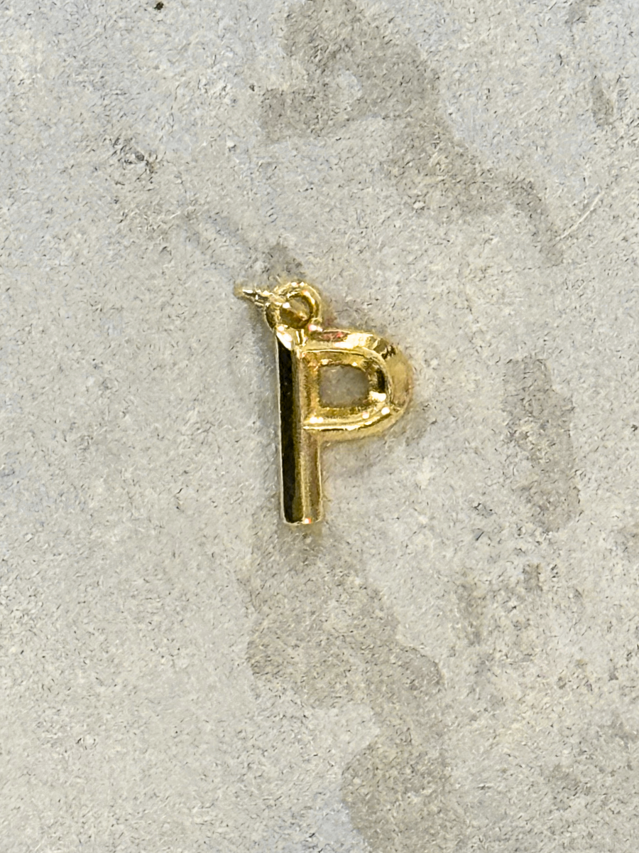 Classic Gold Initial Charm