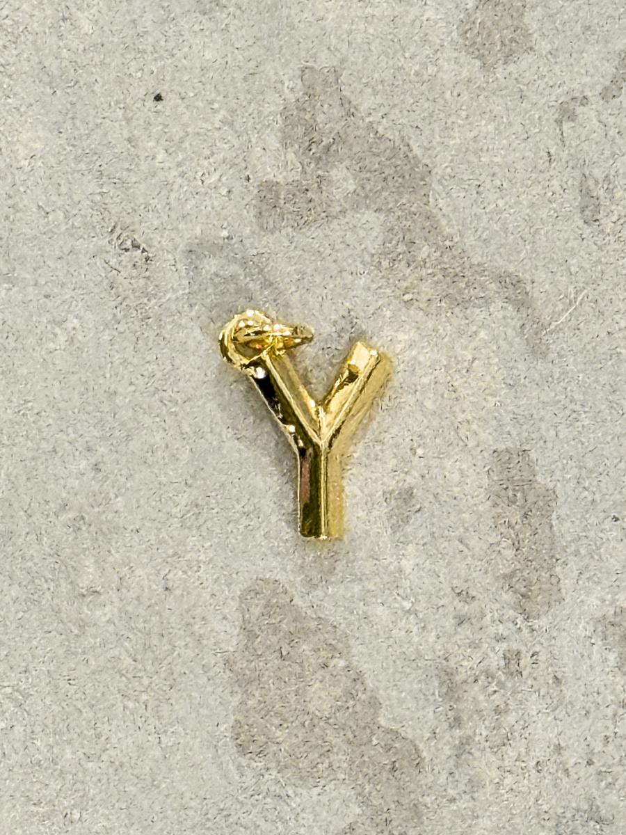 Classic Gold Initial Charm