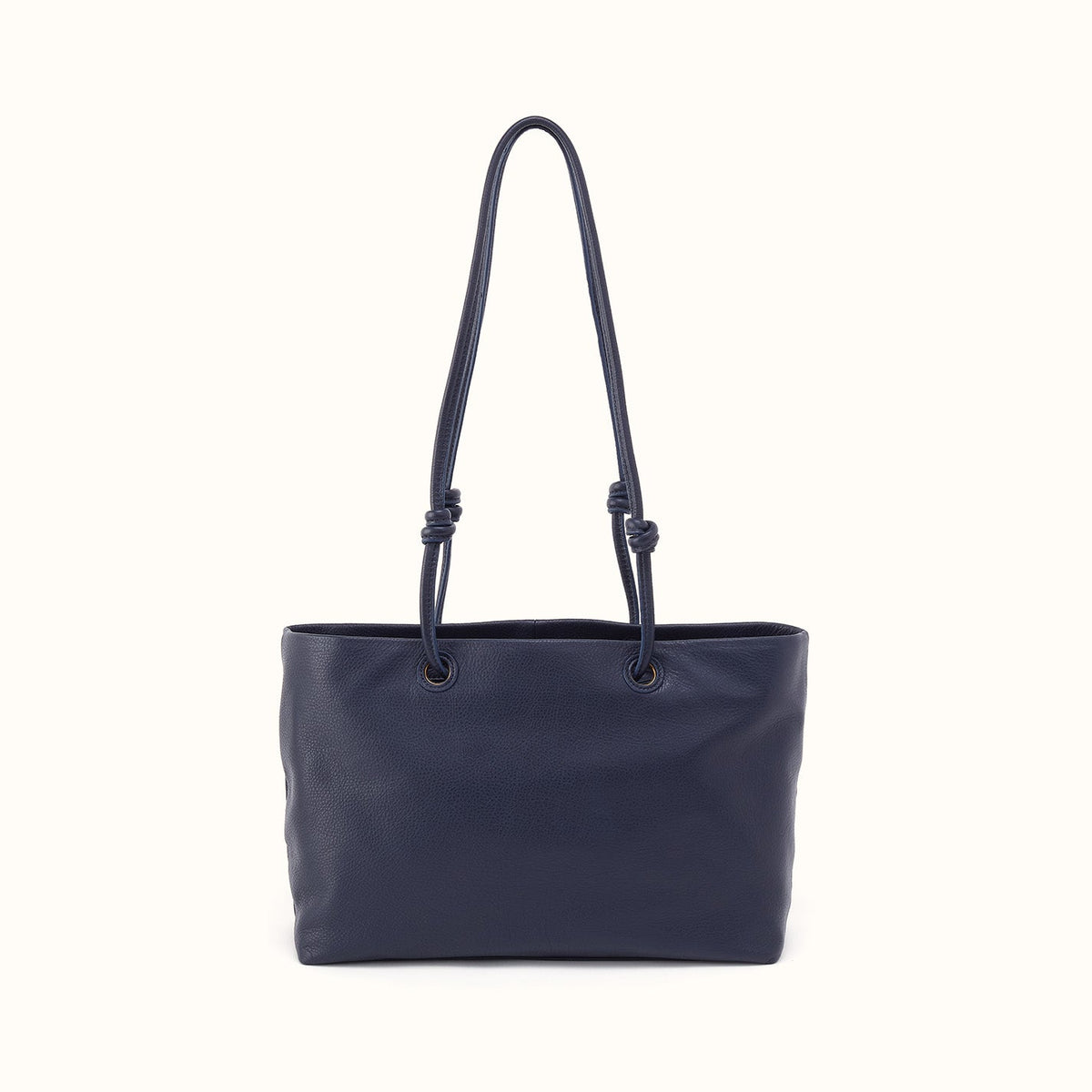 Studio Softie Tote In Pebbled Leather - Ink Navy