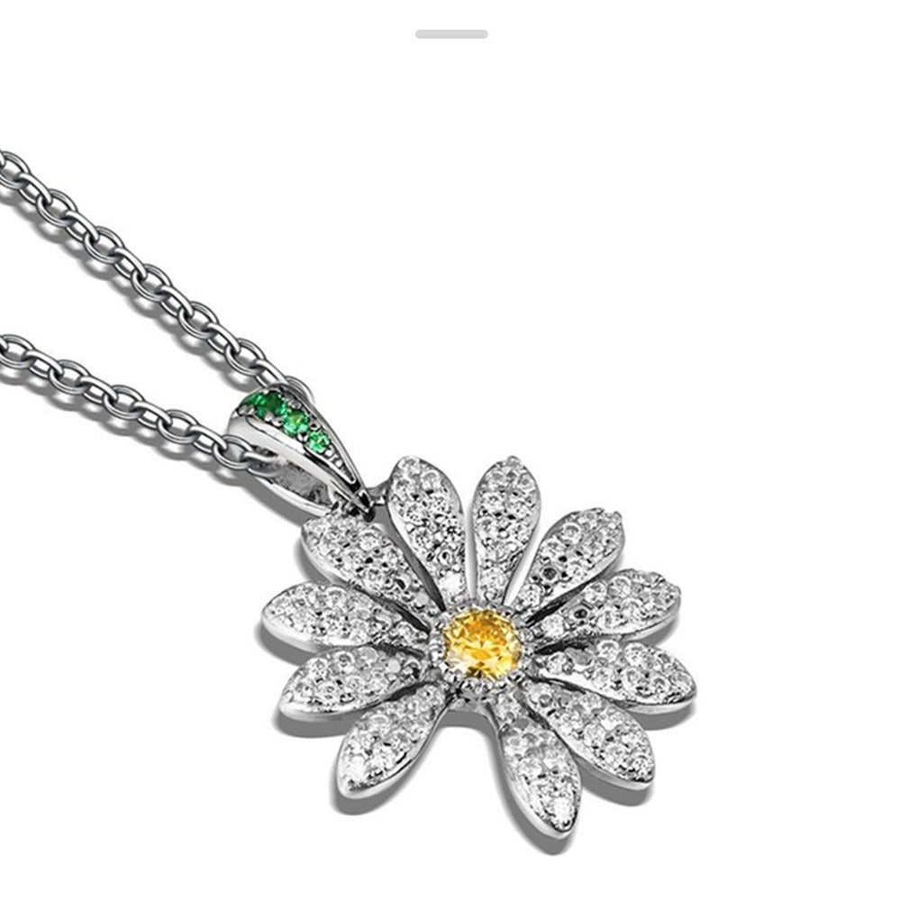 Daisy Zircon Necklace Collection
