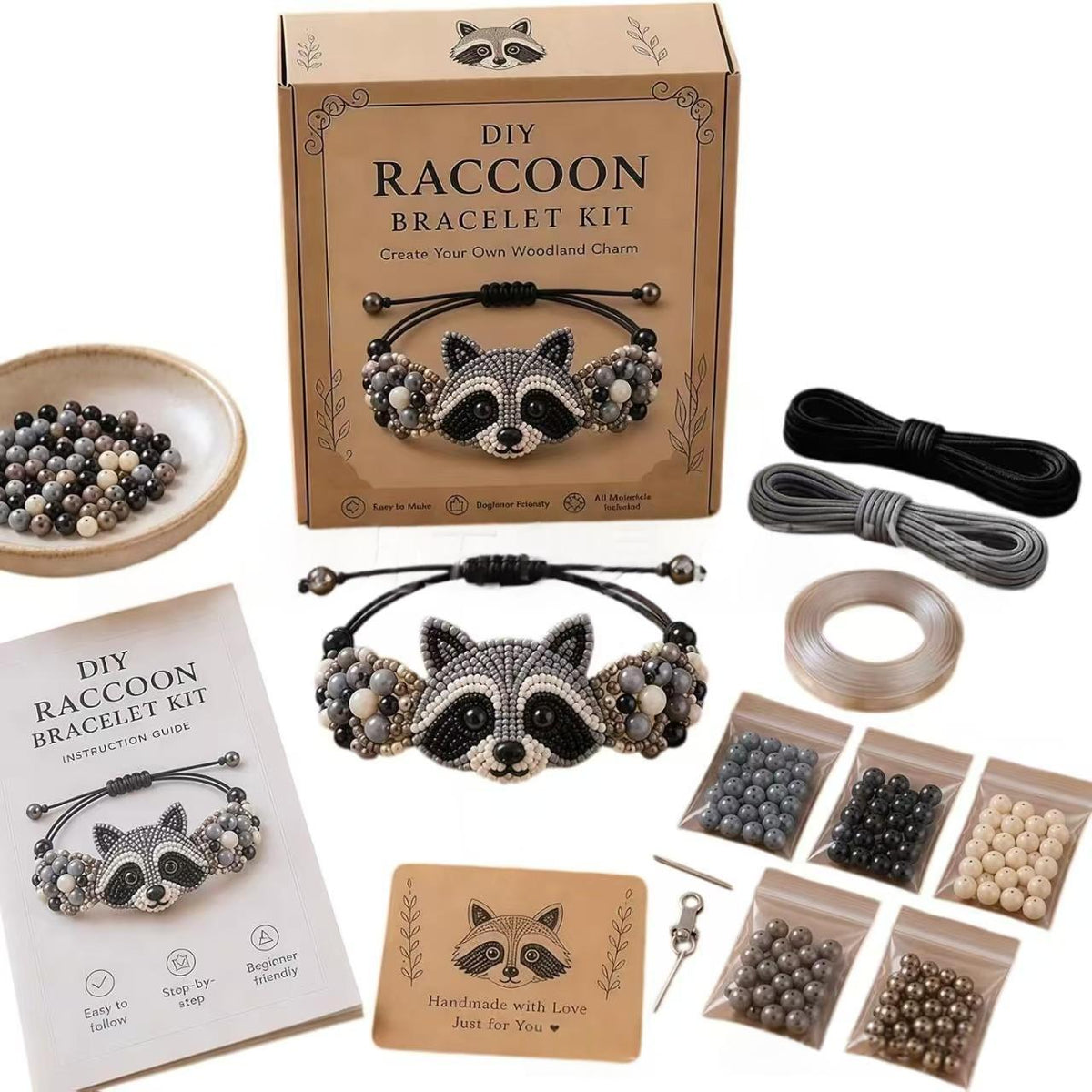 Cute Design DIY Beaded Bracelet Kit
