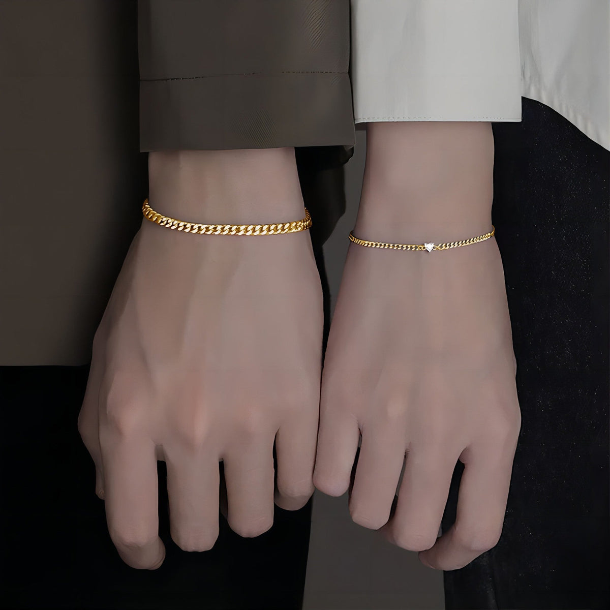 Stainless Steel European And American-style Mens And Womens Bracelet