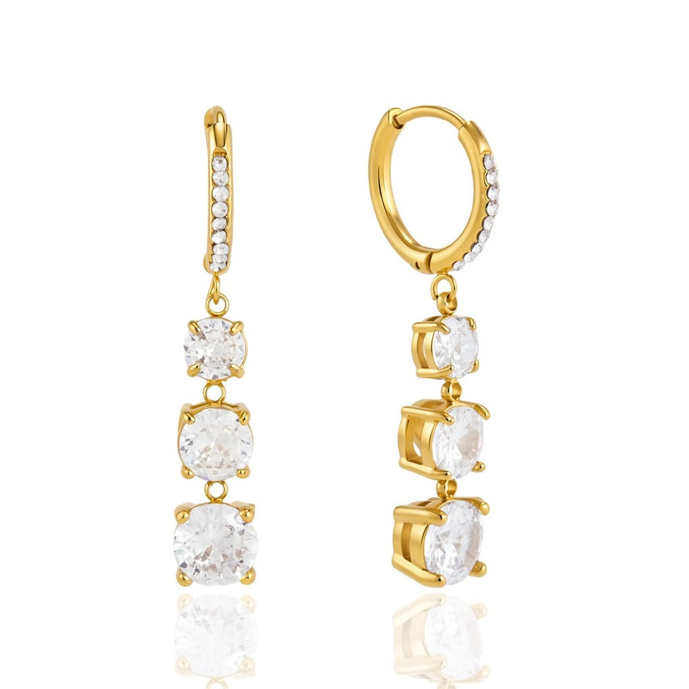 Zircon Tassel Earrings Collection