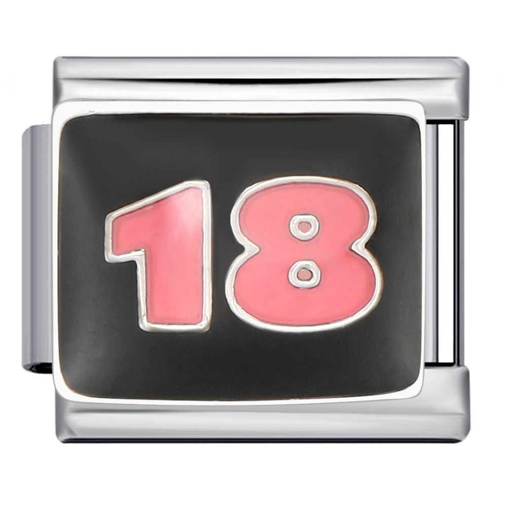 Cartoon DIY Italian Module Bracelet Accessories