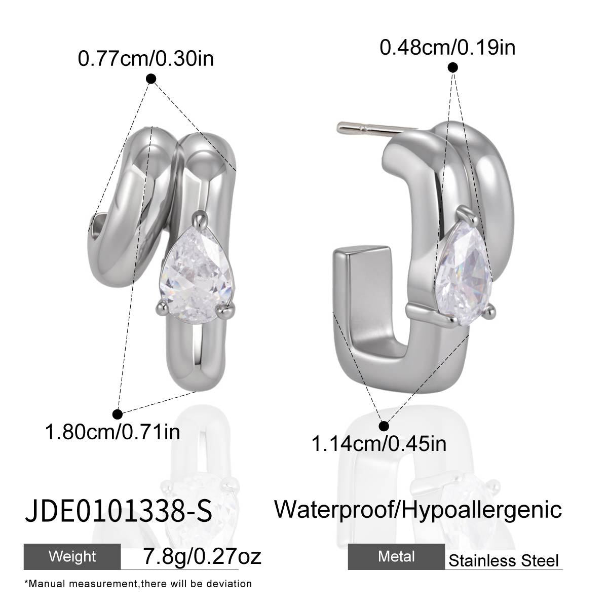 Two Tone Hoop Earrings Collection