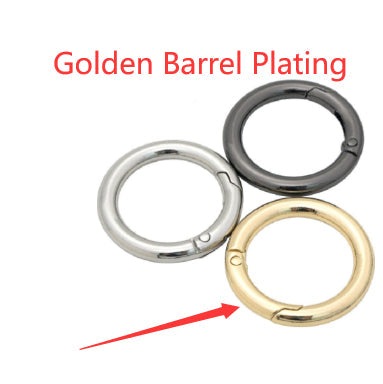 Zinc Alloy Spring Coil Open Ring Keychain