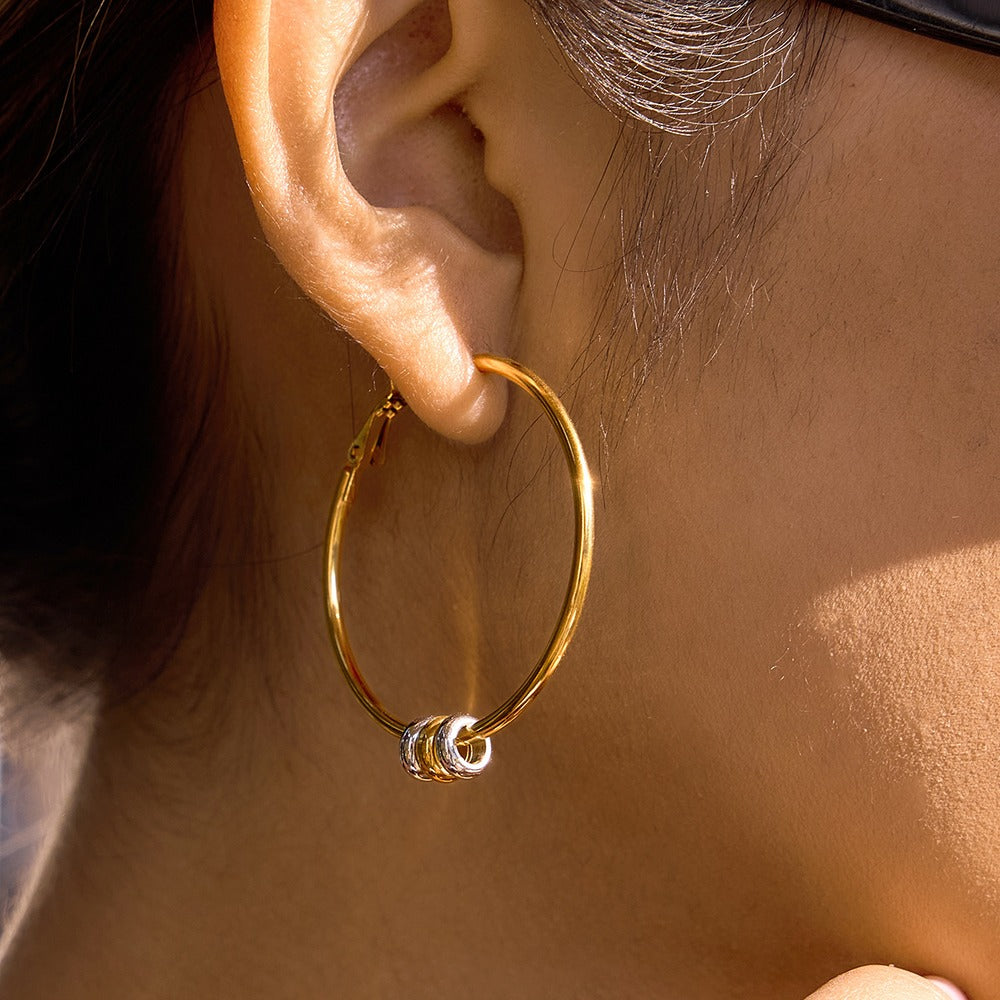 Zircon Hoop Earrings Assortment