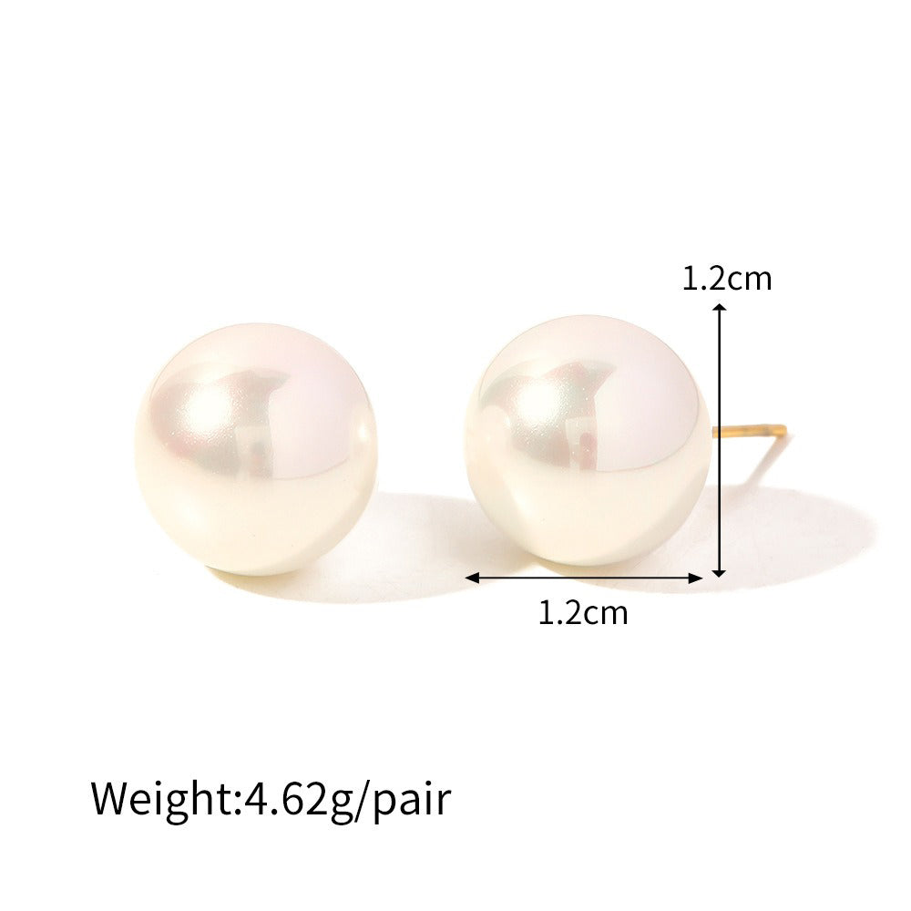18K goldfish tail design exquisite and noble earrings