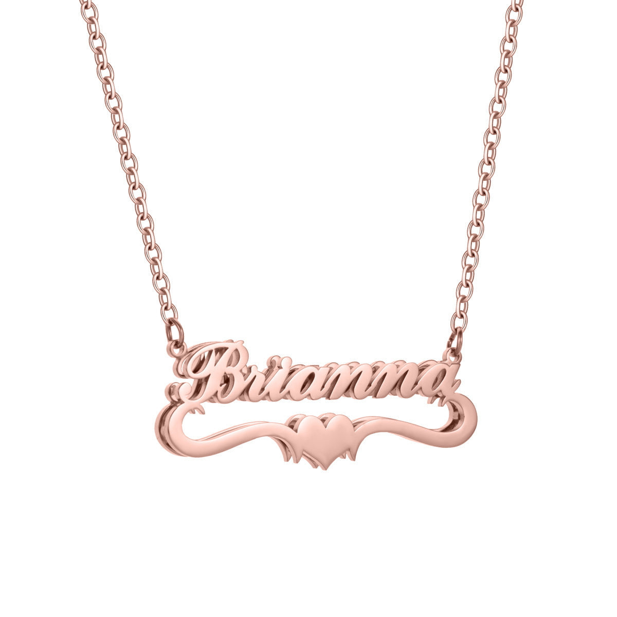 Customized Stainless Steel Double-layer Name Necklace
