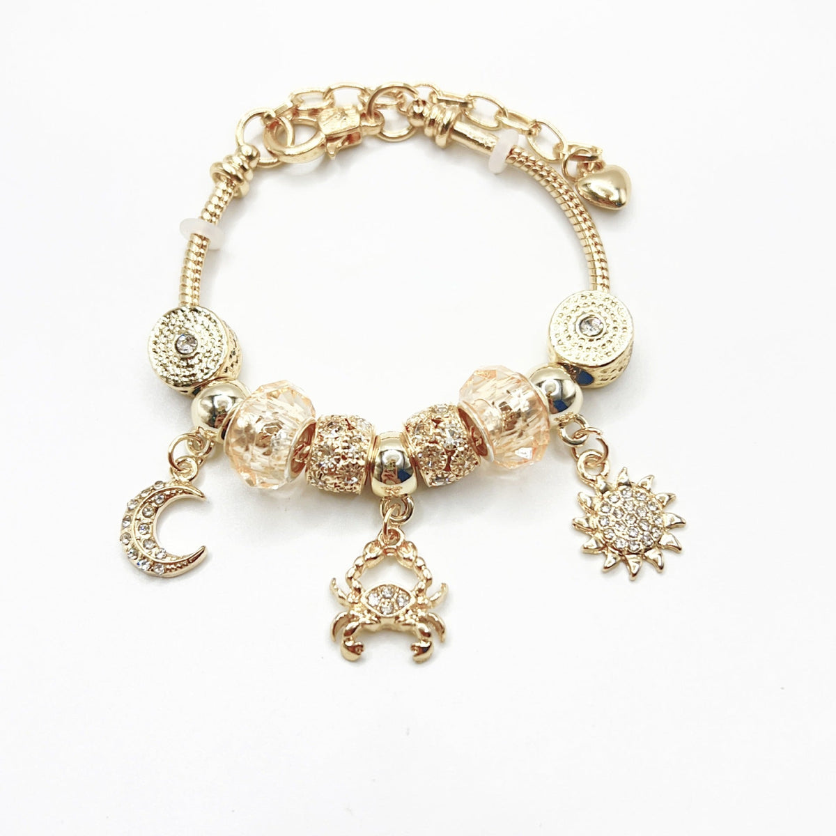 Golden Twelve Zodiac Sign Bracelet