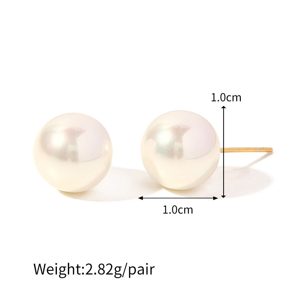 18K goldfish tail design exquisite and noble earrings