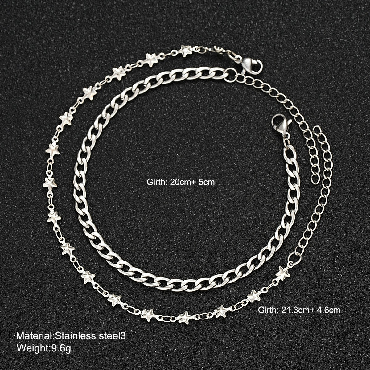Stainless Steel European And American-style Mens And Womens Bracelet